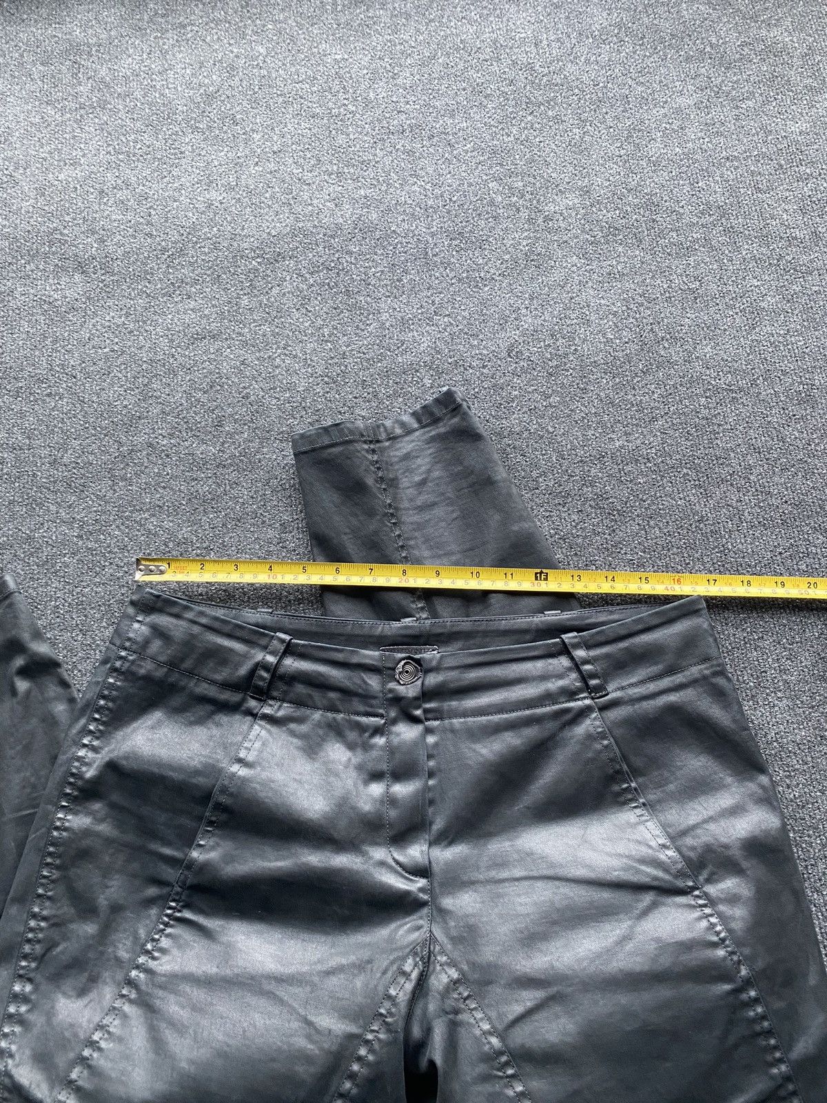 Annette Gortz 🔥GOTHIC Punk Annette Gortz Waxed Dress chino pants /rundholz Size 33" - 9 Thumbnail