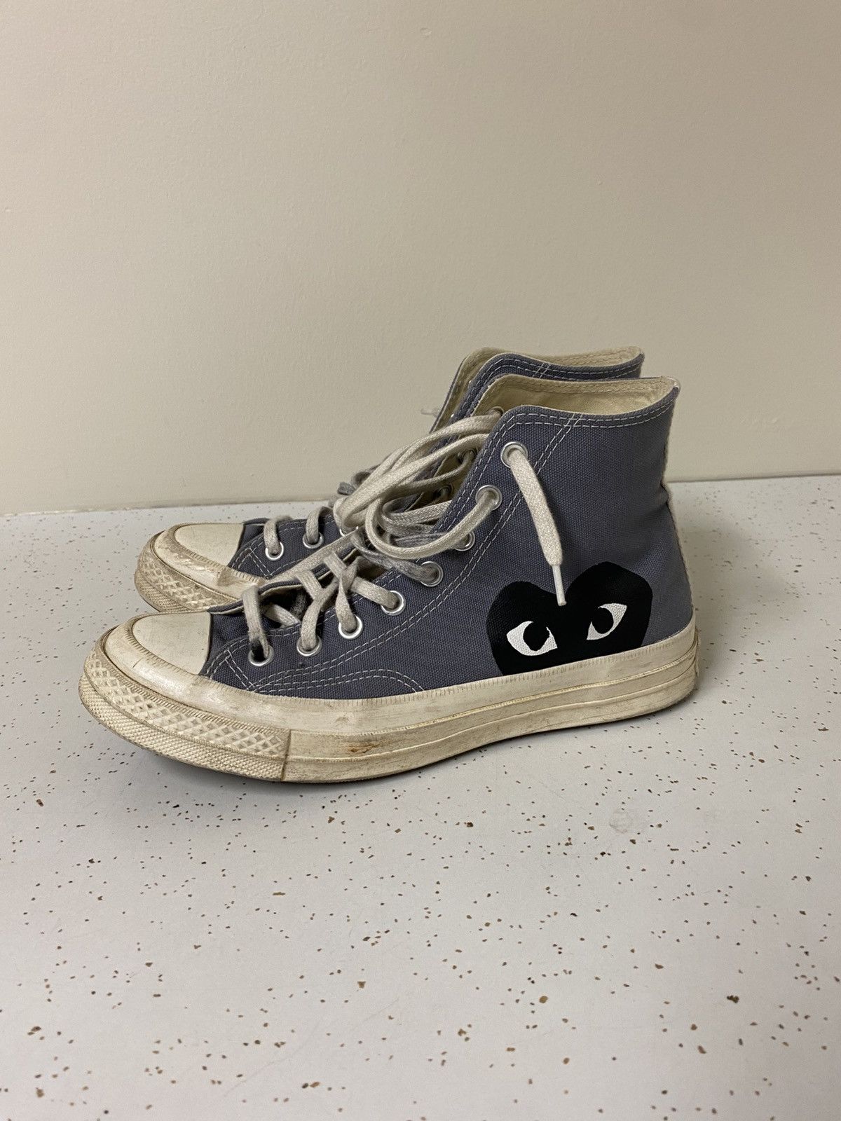 Comme des Garcons Comme Des Garcons Play Converse Chuck Taylor High Shoes Y2K Size US 7 / EU 40 - 4 Thumbnail