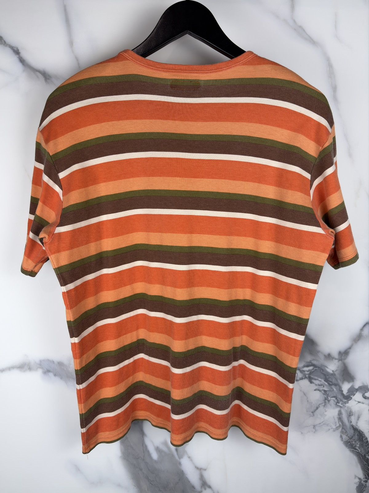 Undercover × Wtaps SS00 Undercover x WTAPS Vintage Striped Orange Tshirt Size US M / EU 48-50 / 2 - 2 Thumbnail