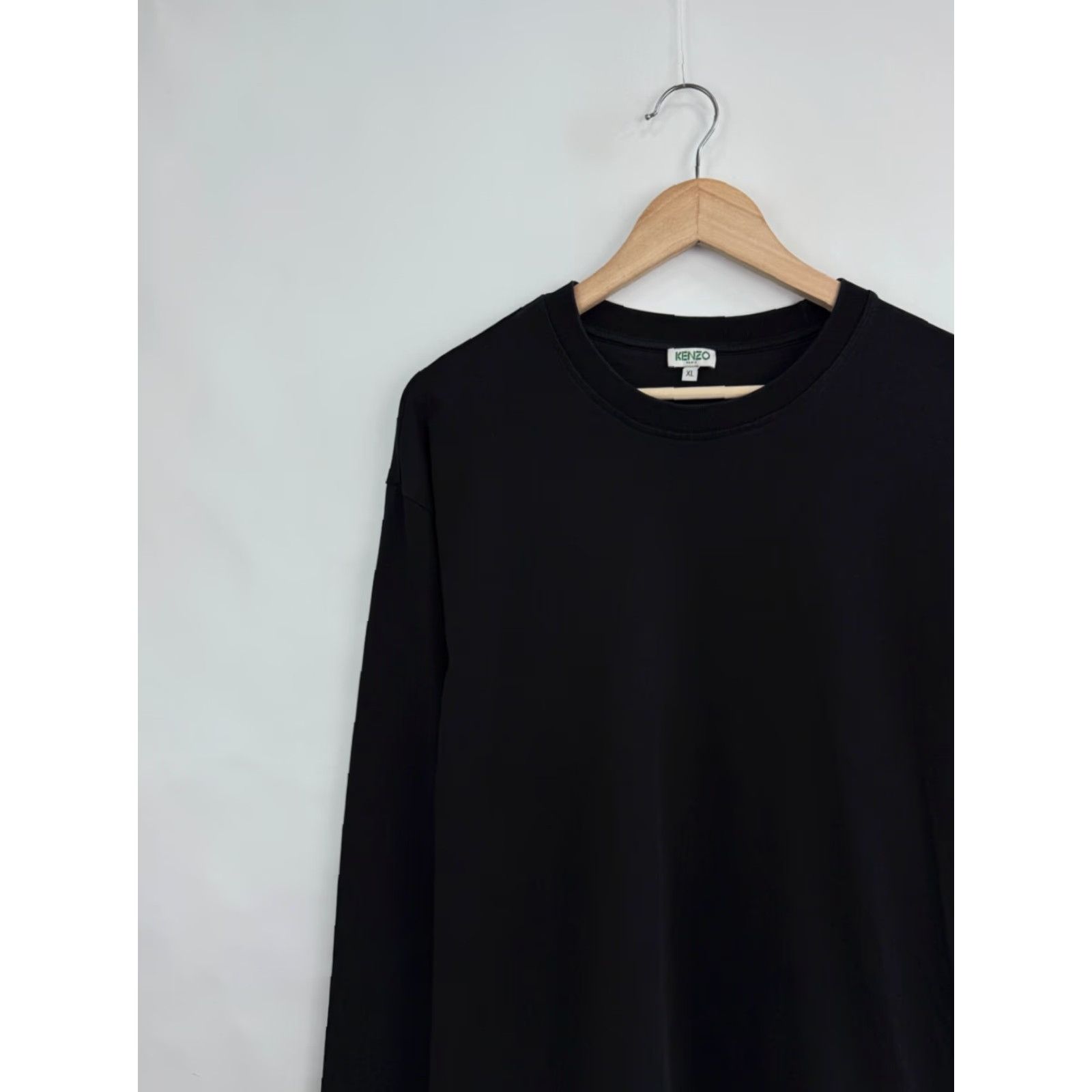 Kenzo KENZO Paris France Long Sleeve Retro Hype T-Shirt XL Black Size US XL / EU 56 / 4 - 5 Thumbnail