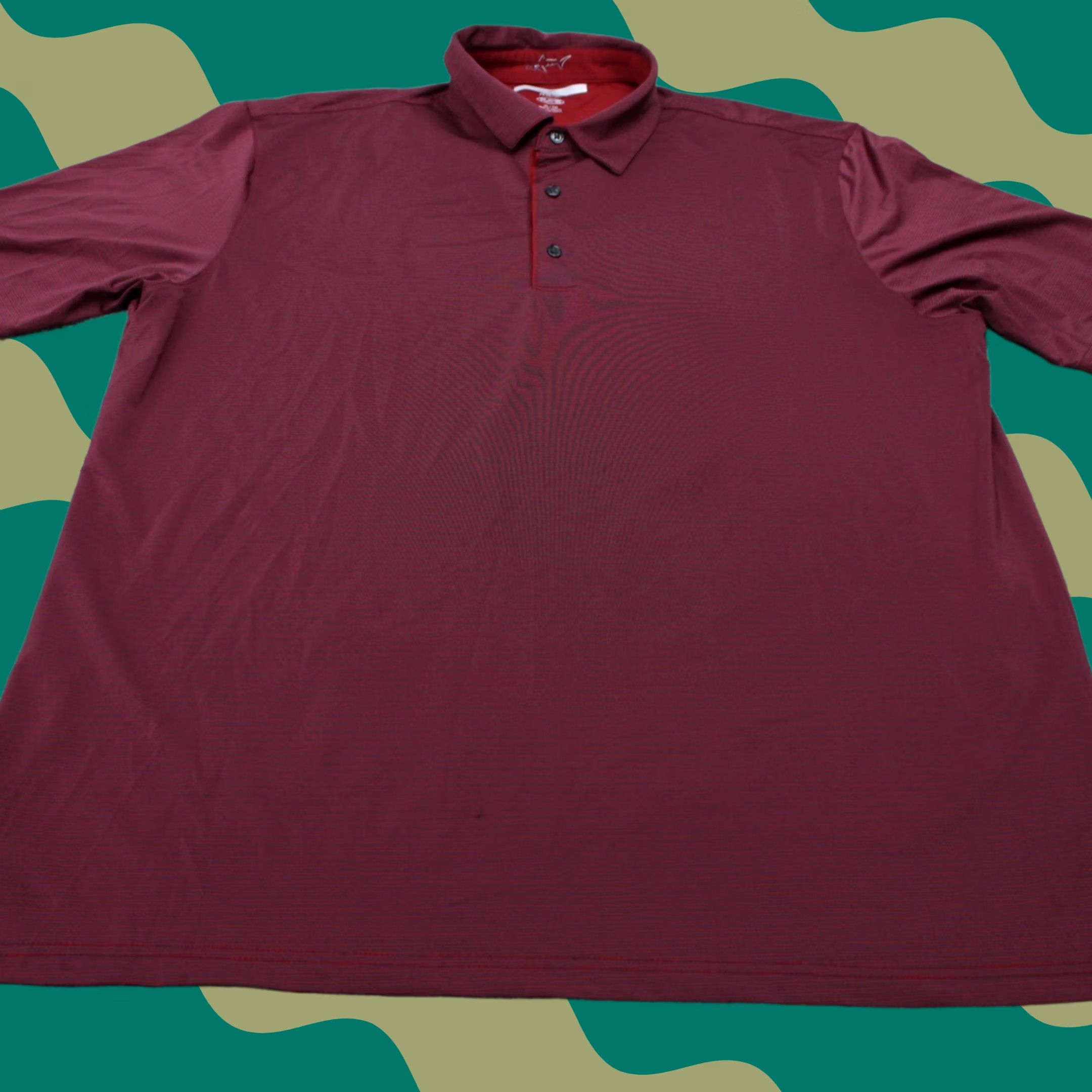 Vintage Greg Norman Polo Shirt Mens XL Red ML75 PlayDRY Poly Stretch Golf Short Sleeve Size US XL / EU 56 / 4 - 1 Thumbnail