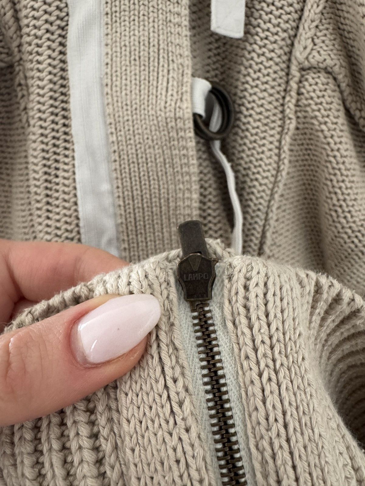 Stella McCartney Stella Mccartney Knitted Beige Cardigan Size XS / US 0-2 / IT 36-38 - 5 Thumbnail