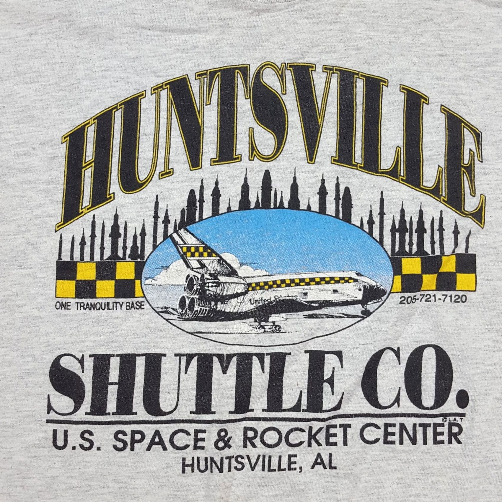 NASA Vintage 90s Space Shuttle NASA Men's Size XL USA Made Gray T Shirt Size US XL / EU 56 / 4 - 3 Thumbnail