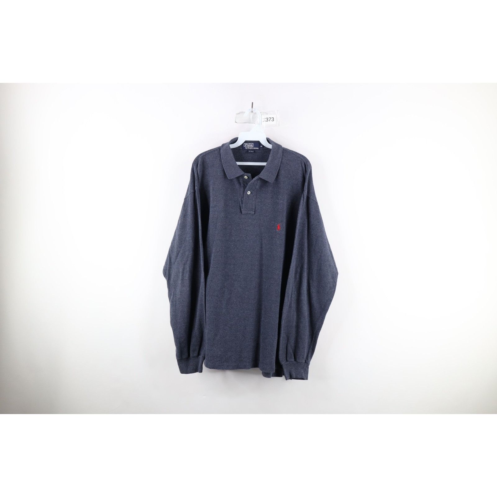 Polo Ralph Lauren Vintage 90s Ralph Lauren aded Long Sleeve Rugby Polo Size US XL / EU 56 / 4 - 1 Thumbnail