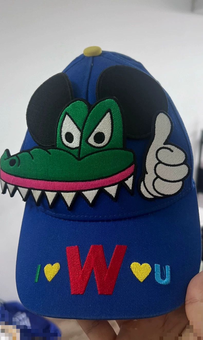 Walter Van Beirendonck walter van beirendonck Little Crocodile Baseball Cap Size ONE SIZE - 1 Thumbnail