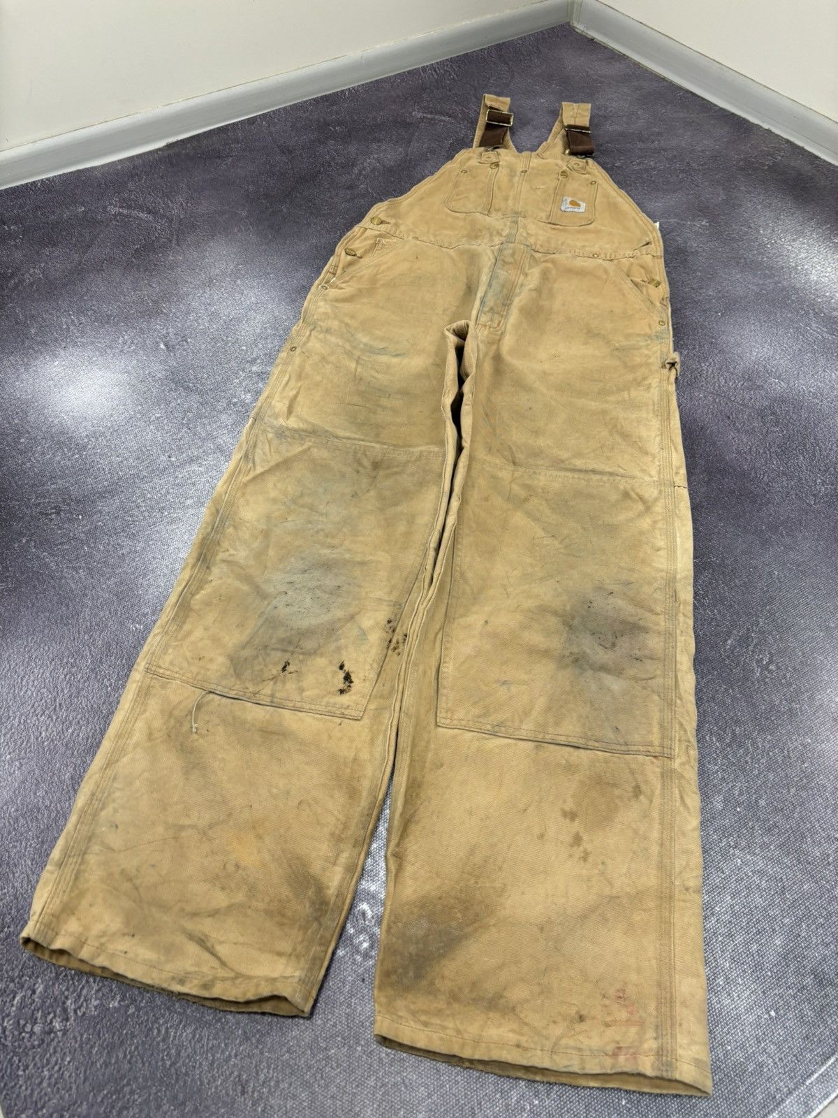 Carhartt Vintage Carhartt Double Knee USA 90s Hype Dad Work Overall Size US 38 / EU 54 - 5 Thumbnail