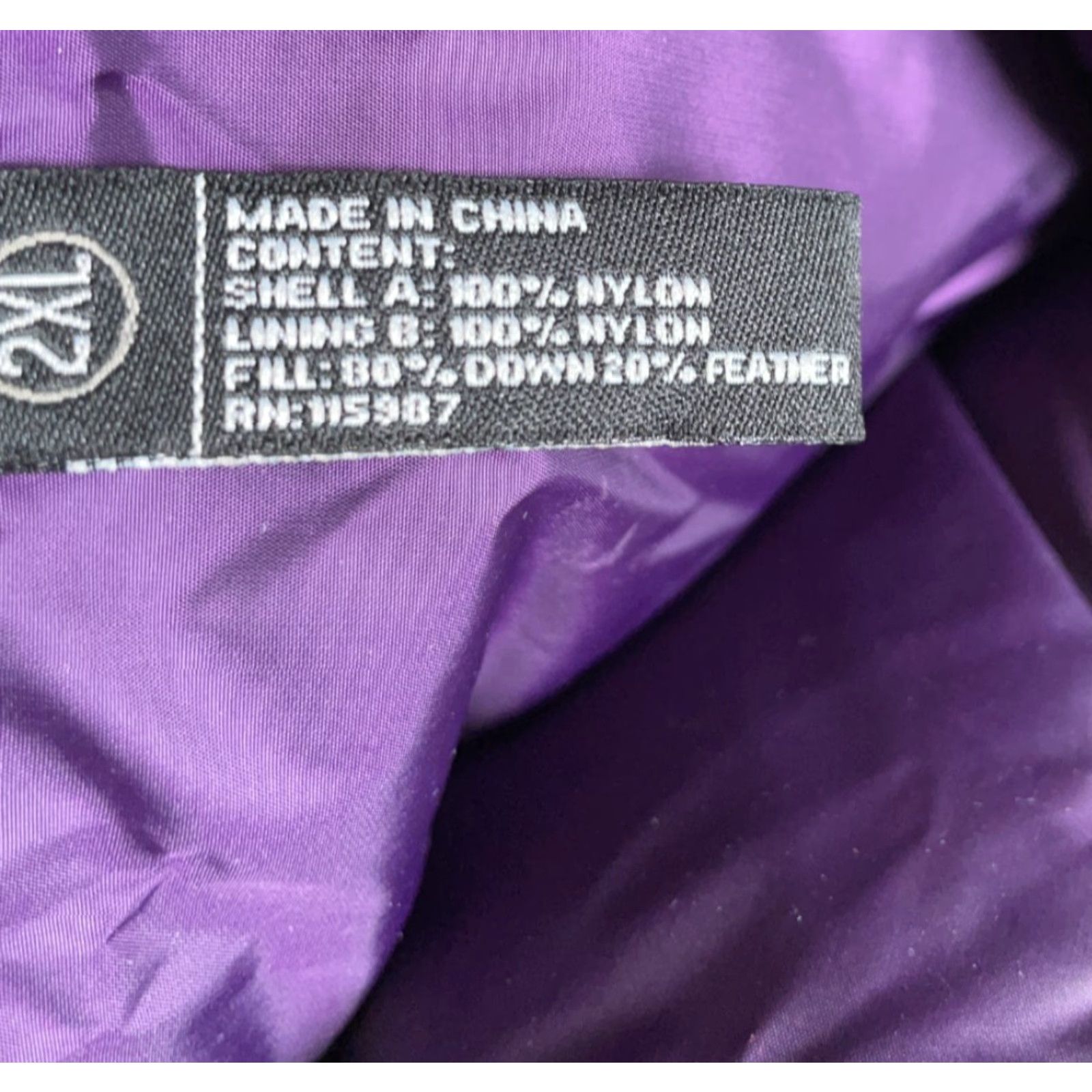 Vintage VINTAGE 10.Deep Puffer Vest Men 2XL Beige Purple Quilted Down Insulated Short Zip Pockets Hip Hop Streetwear Size US XXL / EU 58 / 5 - 4 Thumbnail