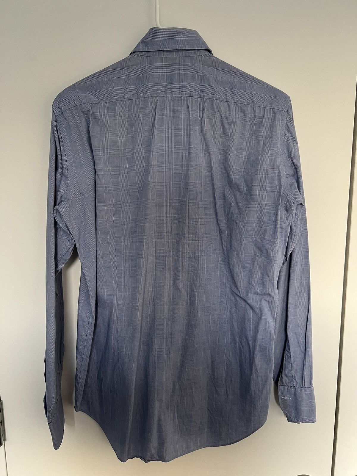 Kamakura Tokyo Slim Fit - Navy Windowpane (15 1/3 - 34 1/3) Size US M / EU 48-50 / 2 - 2 Thumbnail