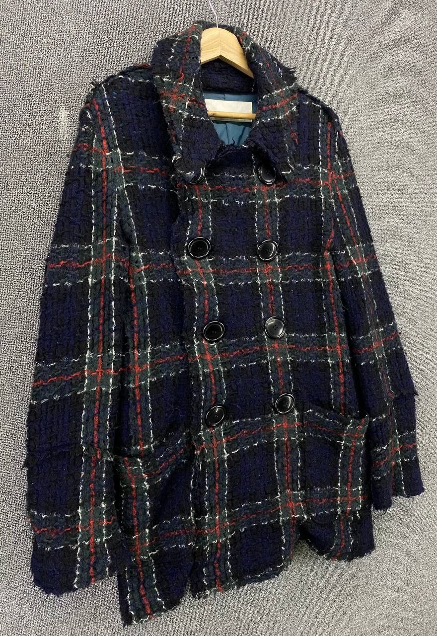 Issey Miyake Vintage Issey Miyake Sunaokuwahara Knitted Coat Jacket Size US M / EU 48-50 / 2 - 2 Thumbnail
