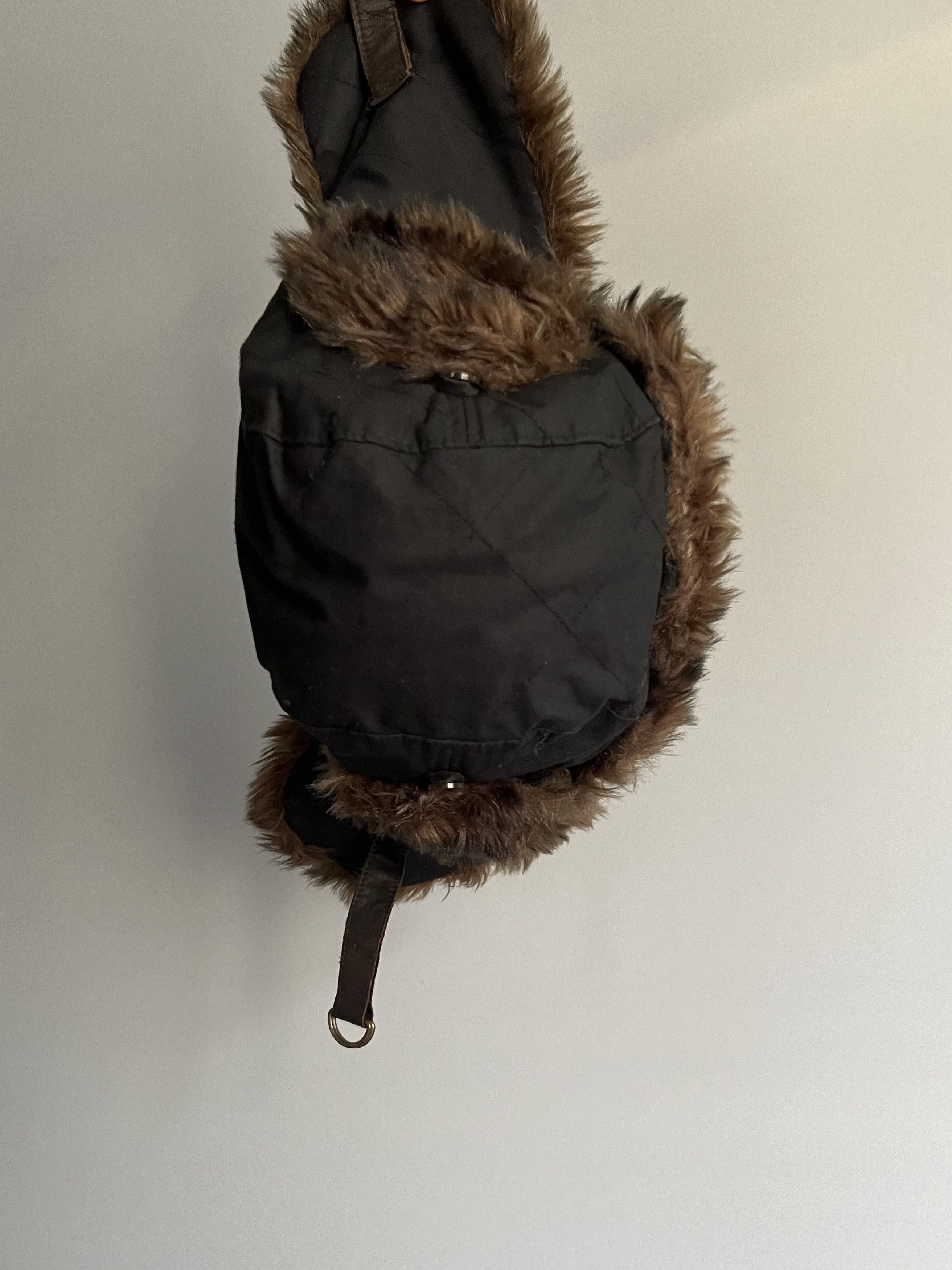 Vintage Vintage Waxed Ushanka Trapper Hat Faux Fur Fuzzy Size ONE SIZE - 5 Thumbnail