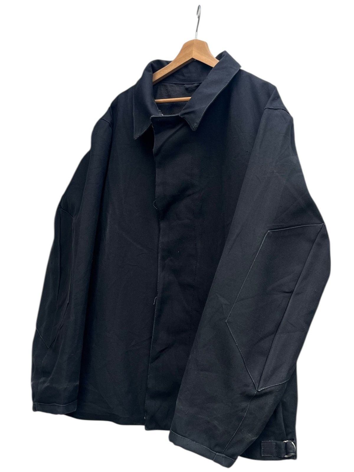 Vintage Vintage Russian Army Deck Jacket Solid Black Size US M / EU 48-50 / 2 - 6 Thumbnail