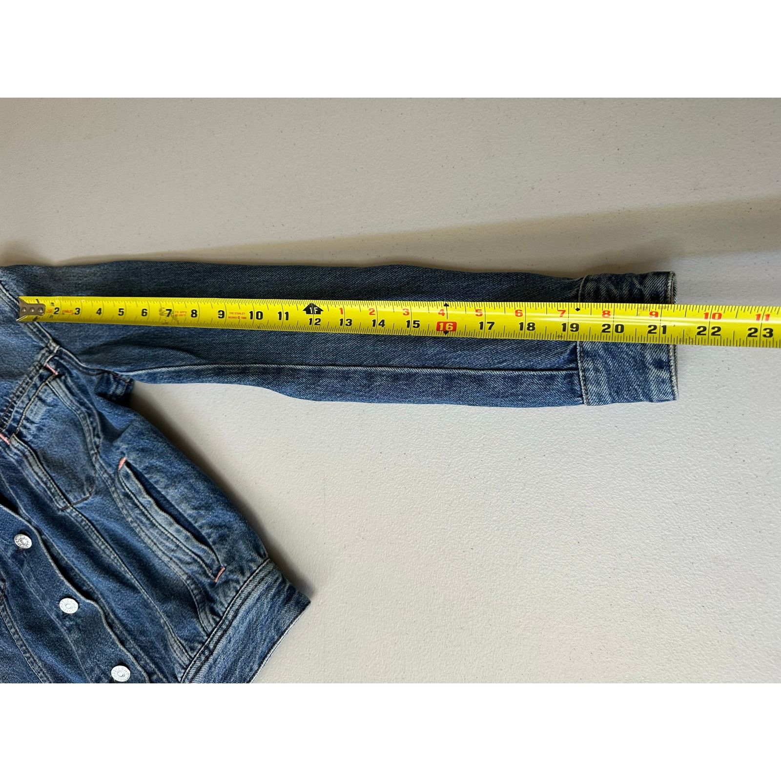 Acne Studios Acne Studios Bla Konst Cliff Denim Jacket Womens 32 160/76A Size XXS / US 00 / IT 34 - 9 Thumbnail