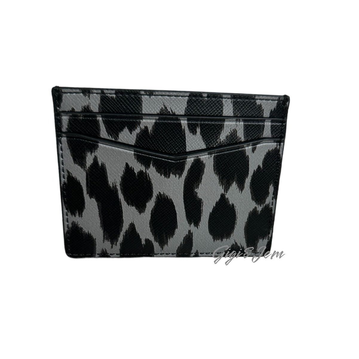 Kate Spade Kate Spade Staci Small Slim Card Holder Spotted animal print Size ONE SIZE - 2 Thumbnail