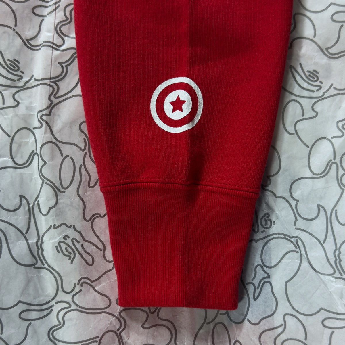 Bape Bape London Union Jack Shark Full Zip Hoodie Red 2020 Size US L / EU 52-54 / 3 - 10 Thumbnail