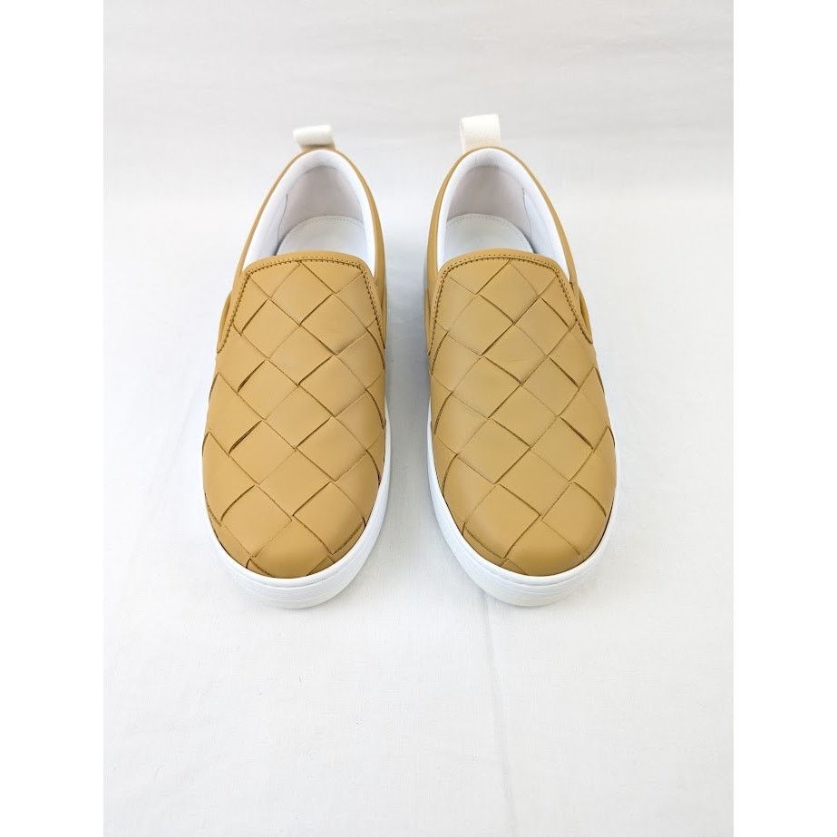 Bottega Veneta o1rshd1 Sneakers Pelle Intrecciato Bolt Calf in Buttersc Size US 11 / EU 44 - 13 Thumbnail