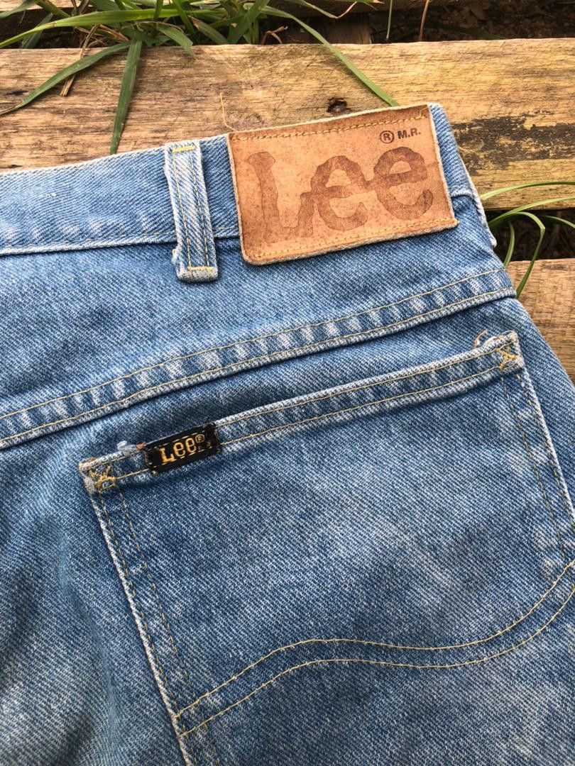 Lee × Vintage Vintage 70s Lee Riders Washed Jeans Talon Zip Size US 31 - 3 Thumbnail
