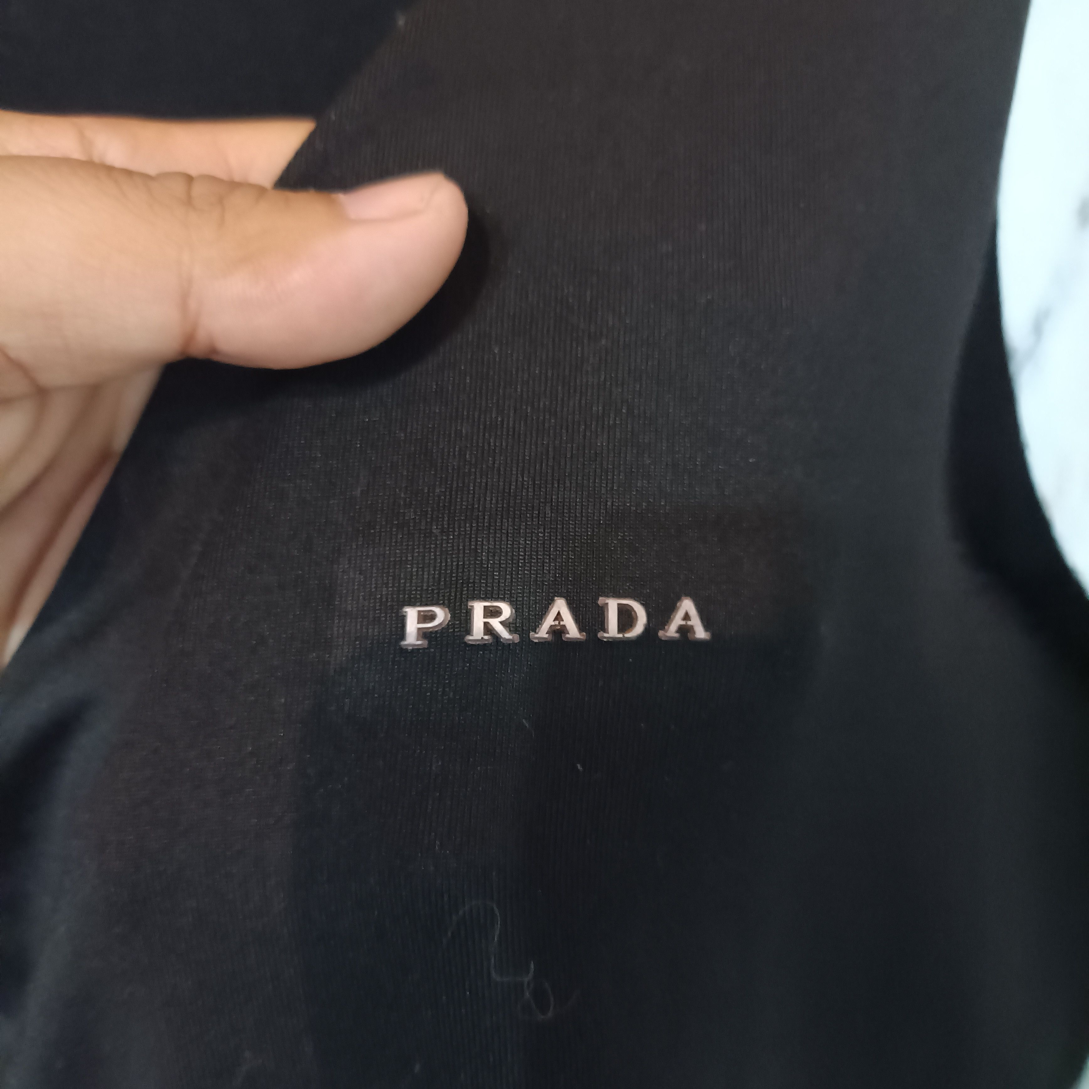 Prada 3D Cutting Sime Unfinished Tank Tops Size M / US 6-8 / IT 42-44 - 5 Thumbnail