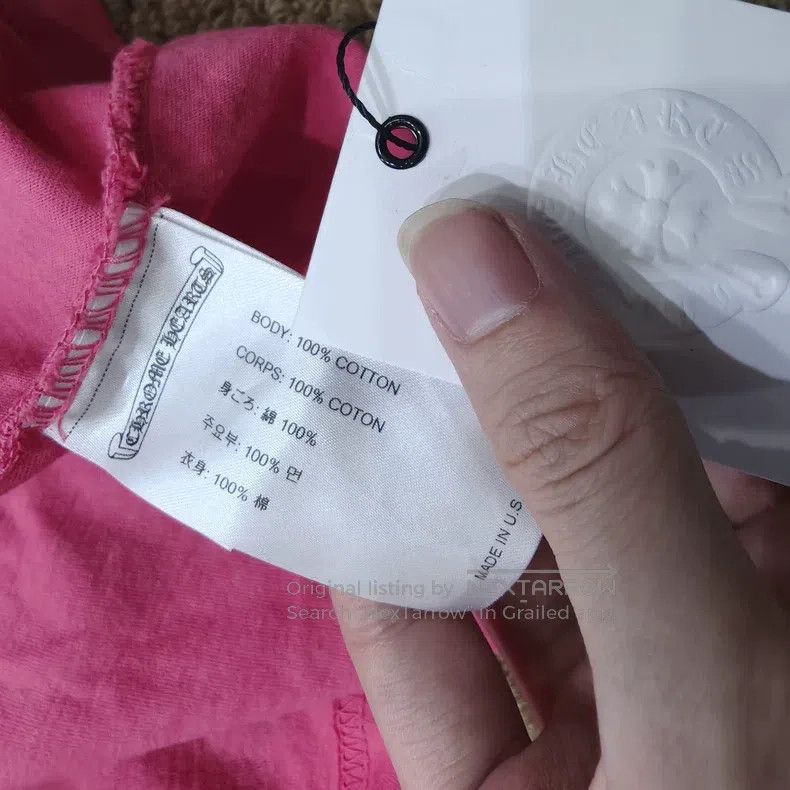 Chrome Hearts CHROME HEARTS Size L Pink long sleeves Size US L / EU 52-54 / 3 - 4 Thumbnail