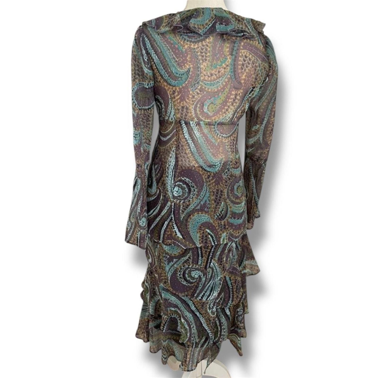 Other Boho whimsy goth flowy ruffle sheer co-ord sets Size ONE SIZE - 4 Thumbnail