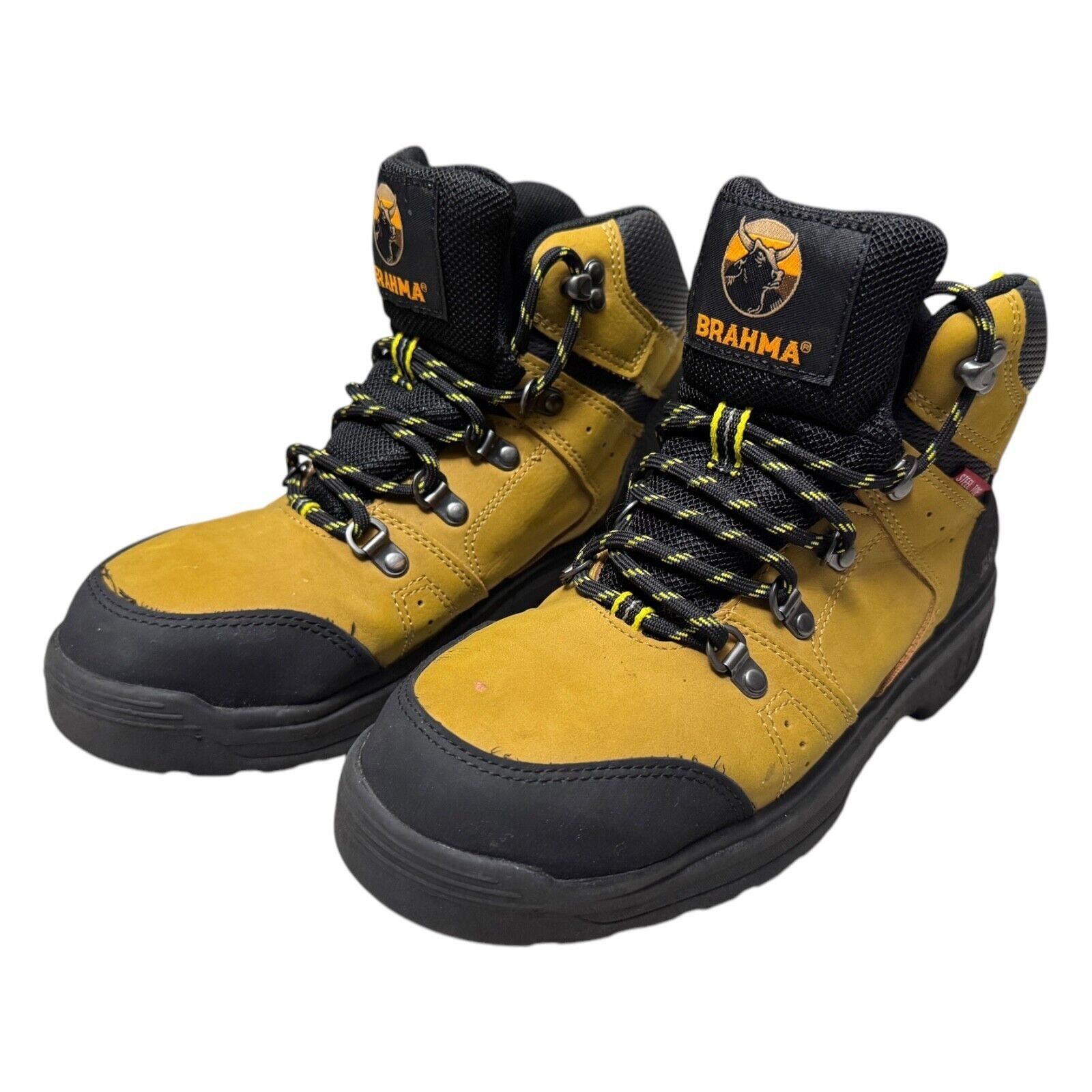 Other STEEL-TOE BRAHMA BOOTS Work Wear Winter Boots 7 US Size US 7 / EU 40 - 2 Thumbnail