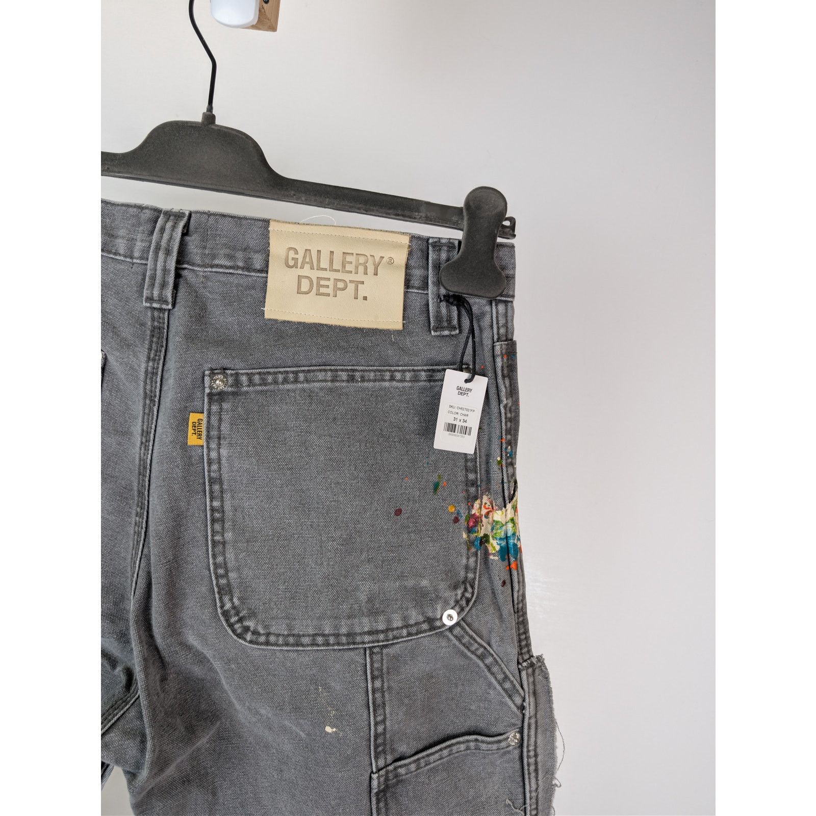 Gallery Dept. o1rshd1 LA Flare Carpenter Jeans in Charcoal Size US 31 - 14 Thumbnail