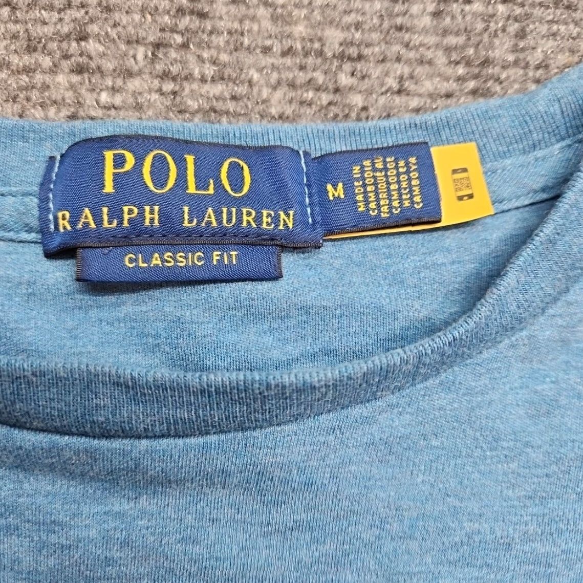 Polo Ralph Lauren Polo Ralph Lauren Shirt Men Medium Blue Short Sleeve Classic T-Shirt Preppy Logo Crew Neck Sweatshirt? Size US M / EU 48-50 / 2 - 3 Thumbnail