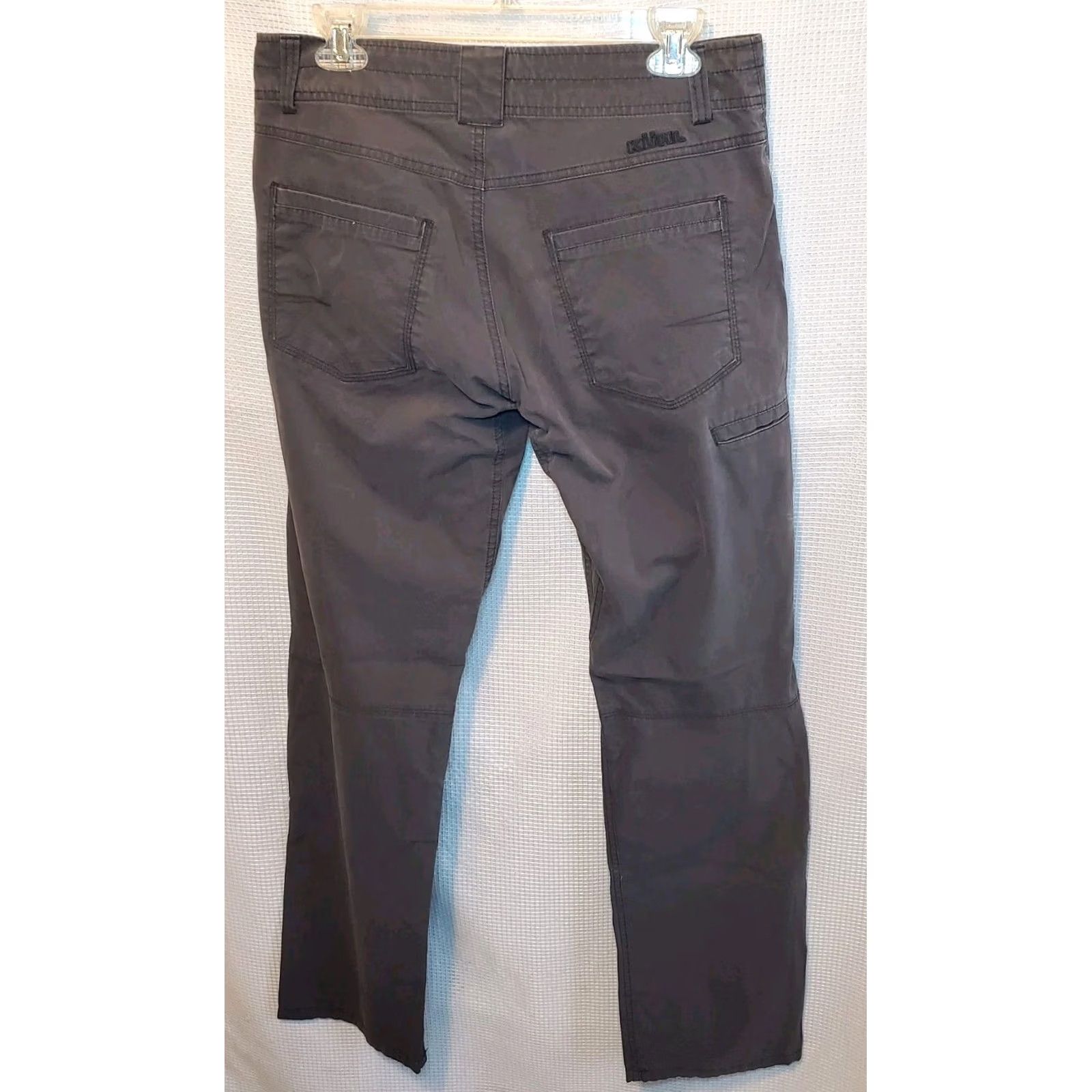 Vintage Kuhl Slax Pants Mens 32x31 Gray Lightweight Hiking Performance Outdoor Stretch Size US 32 / EU 48 - 2 Thumbnail