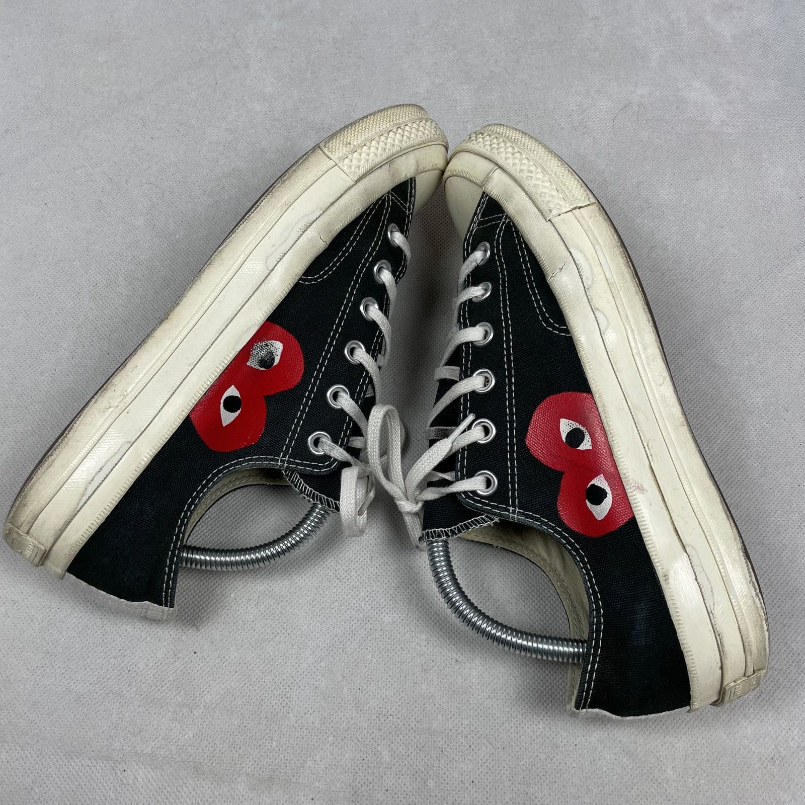 Comme des Garcons × Converse Converse Chuck 70 CDG OX 150206C Unisex Black Shoes M8 W10 Size US 8 / EU 41 - 3 Thumbnail