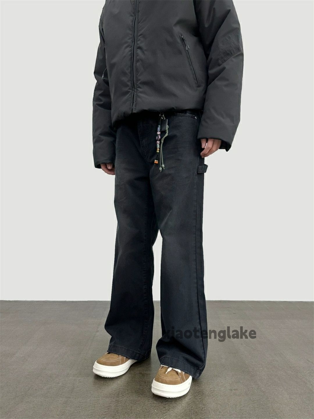 Jean × Vintage washed faded cleanfit yuppie carpenter cargo jeans Size US 30 / EU 46 - 2 Thumbnail