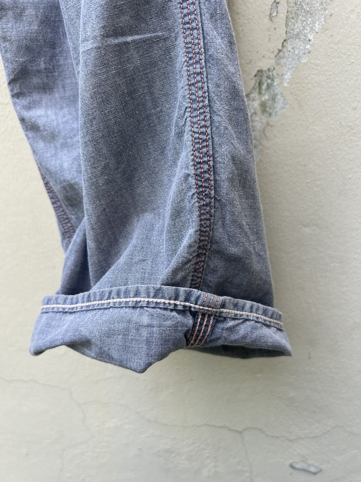 Orslow Vintage Orslow Sun Fade Chambray Carpenter Work Pant Size US 31 - 15 Thumbnail