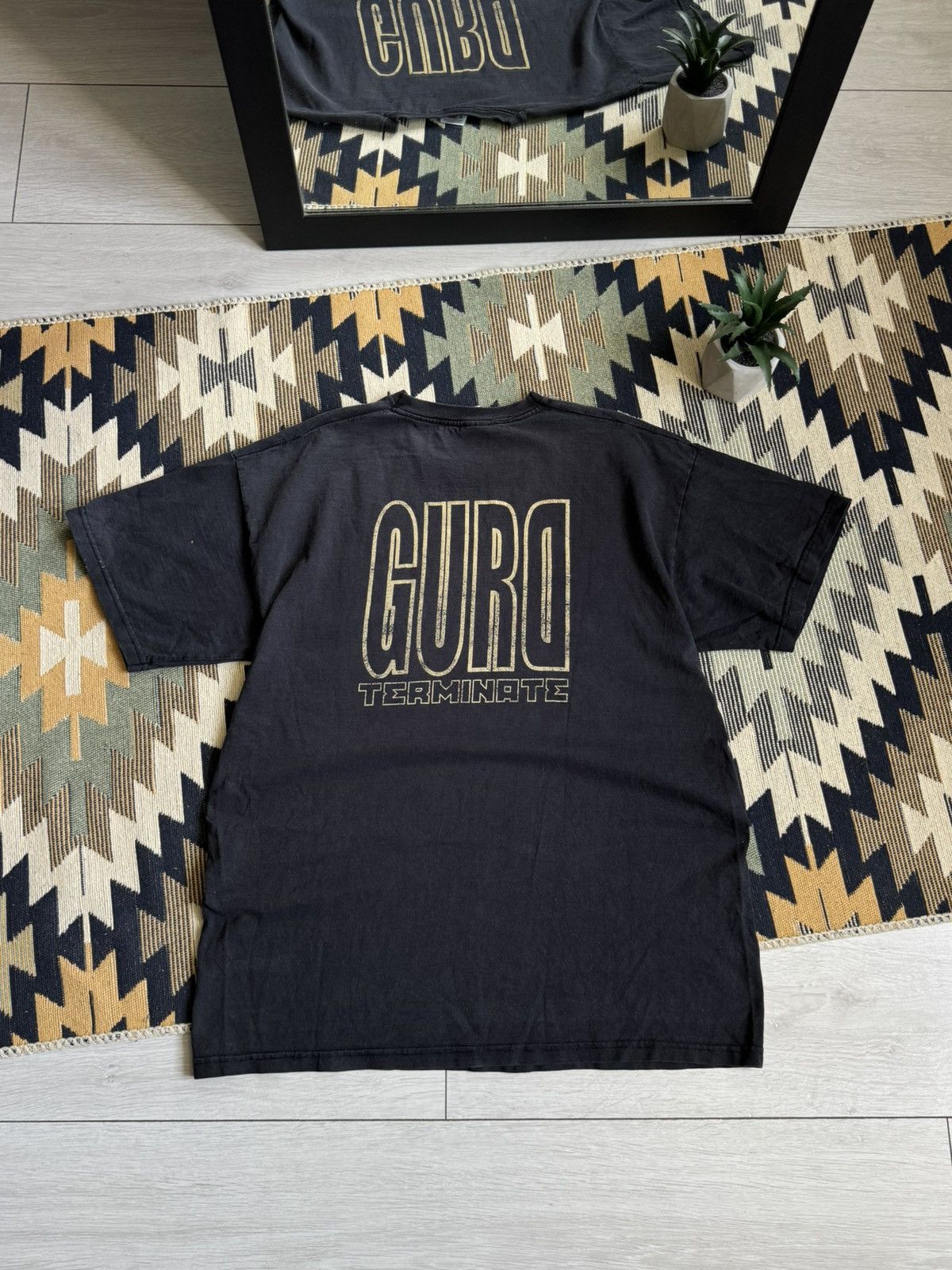 Anime Vintage Gura Terminate Anime Merch Tee Size US L / EU 52-54 / 3 - 2 Thumbnail