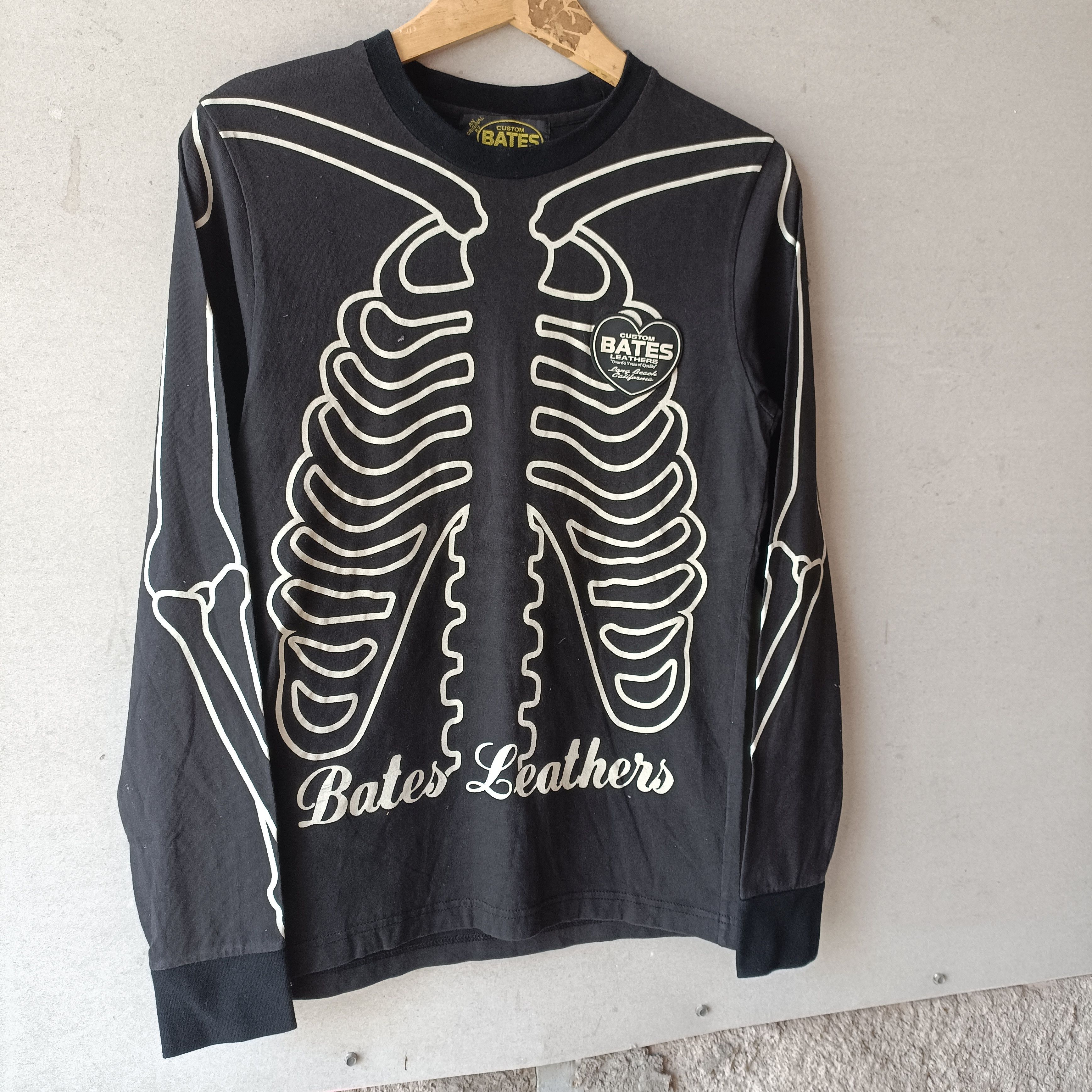 Vanson Leathers 2000s Bates Leather Skeleton Rider Ls Vanson Style Size M / US 6-8 / IT 42-44 - 2 Thumbnail