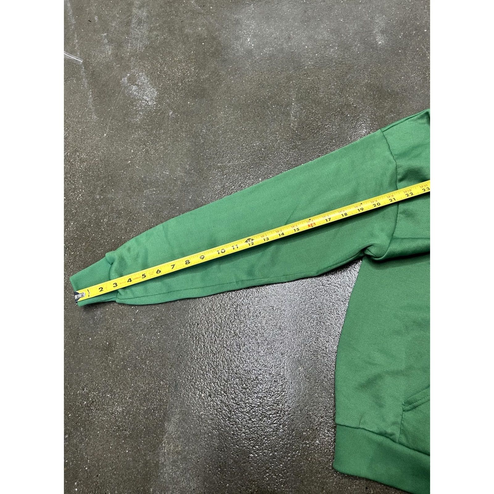 Ford VINTAGE Spring Ford Hoodie Mens Small Green Full Zip Fleece Sweatshirt 80s Blank Zip Hoodie (Mens) Size US S / EU 44-46 / 1 - 6 Thumbnail