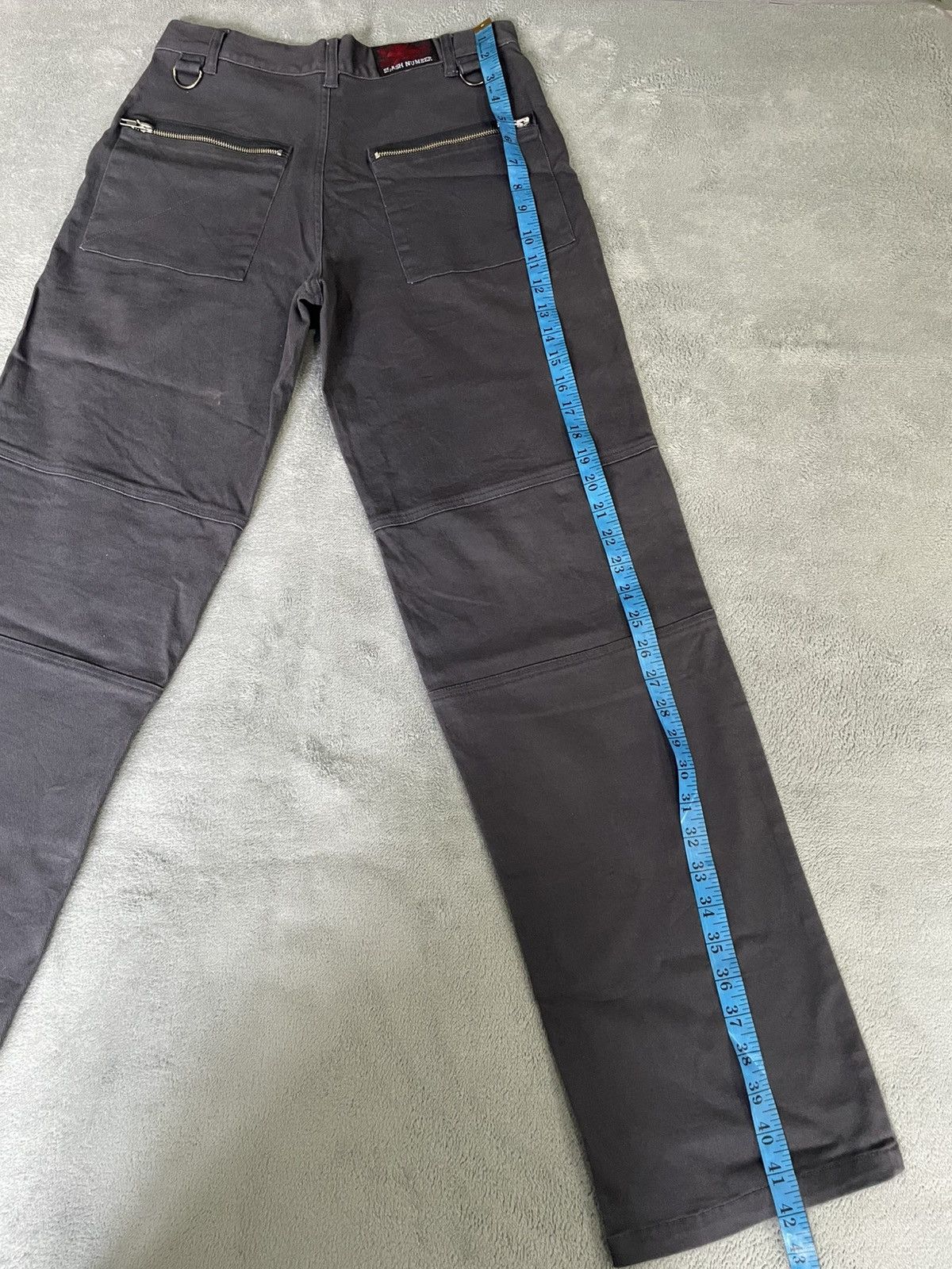 Japanese Brand SLASH NUMBER PUNK BONDAGE STYLE PANT Size US 28 / EU 44 - 18 Thumbnail