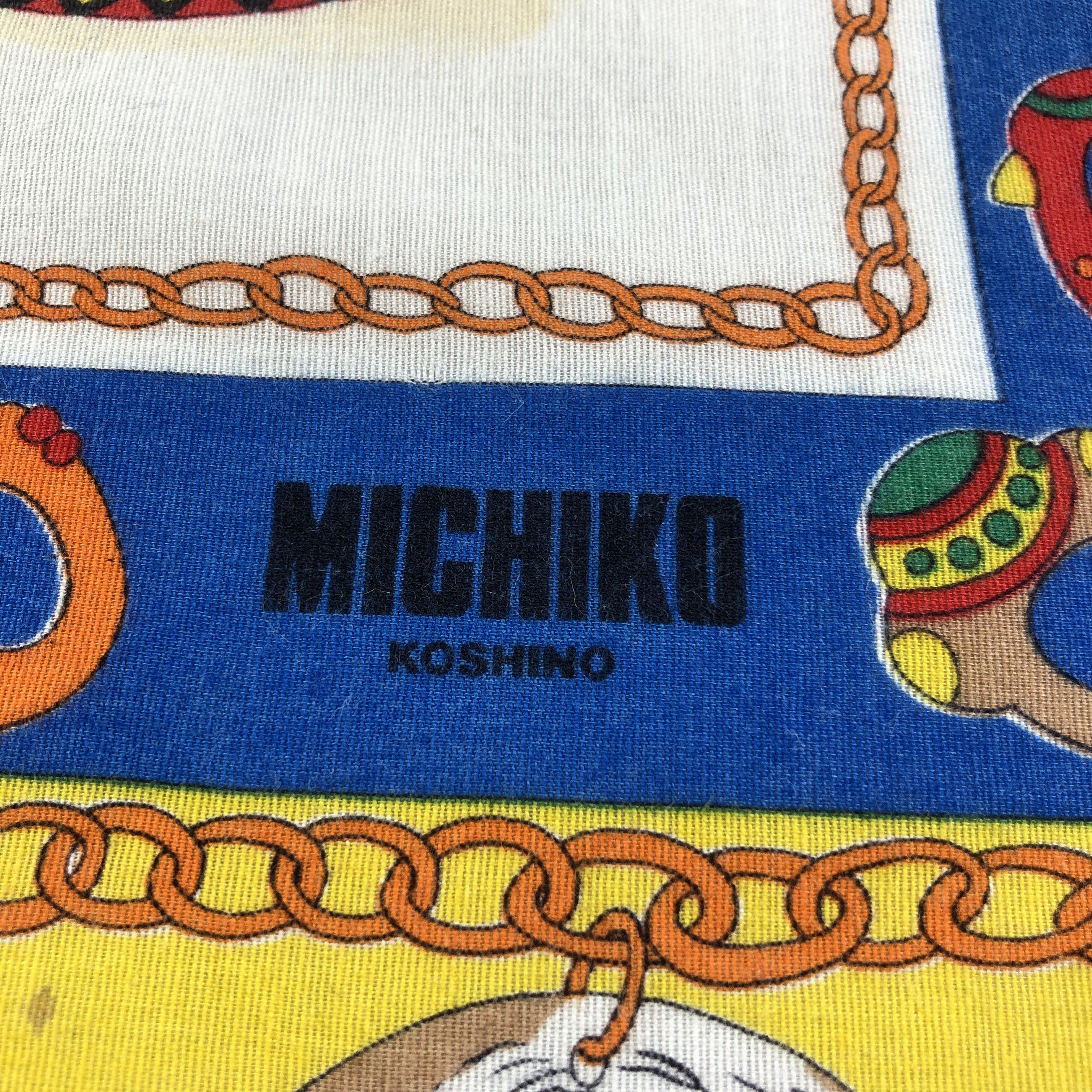 Michiko Koshino London Michiko Koshino Handkerchief Neckerchief Bandana H1662 Size ONE SIZE - 4 Thumbnail