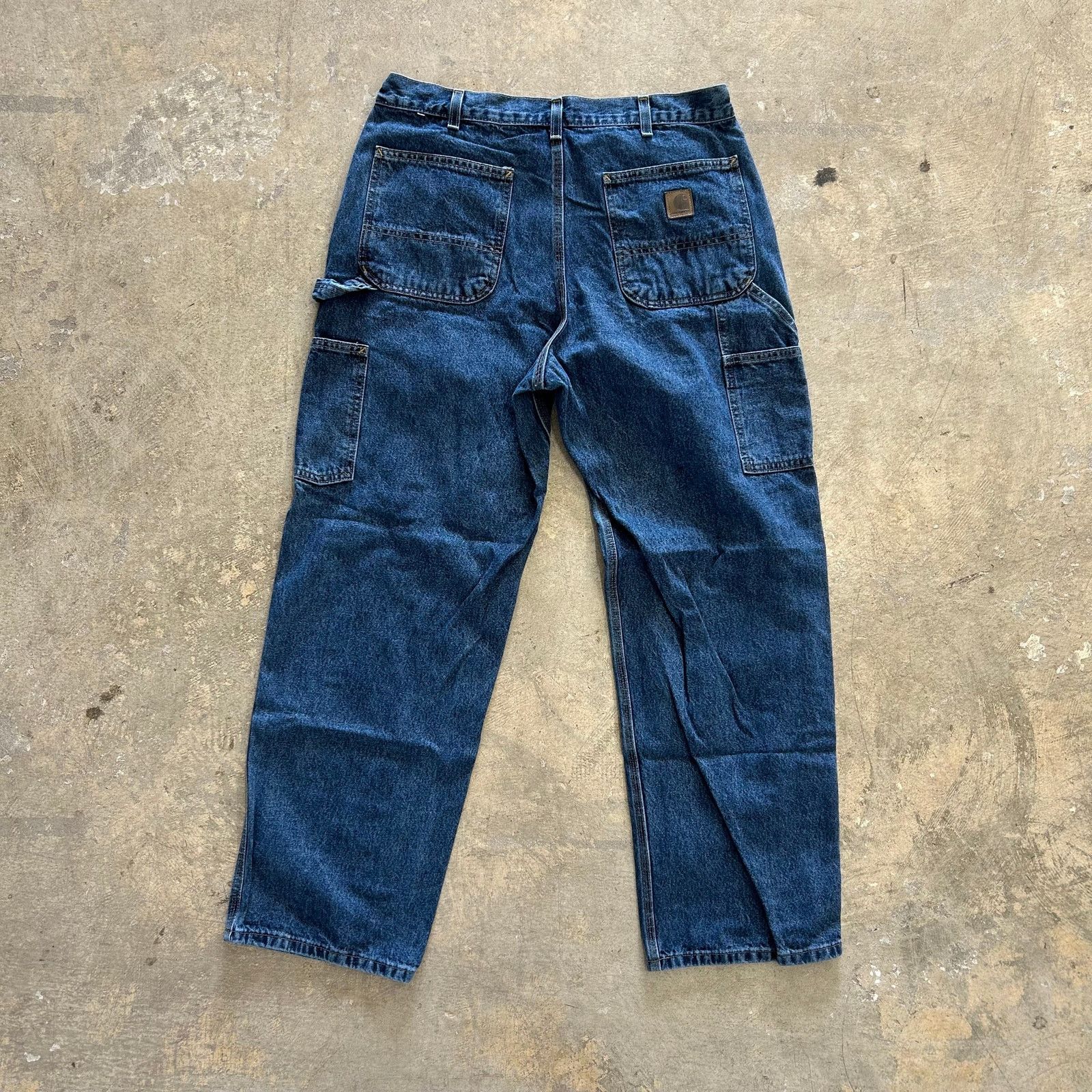 Carhartt Carhartt Denim Carpenter Pants Size US 35 - 2 Thumbnail
