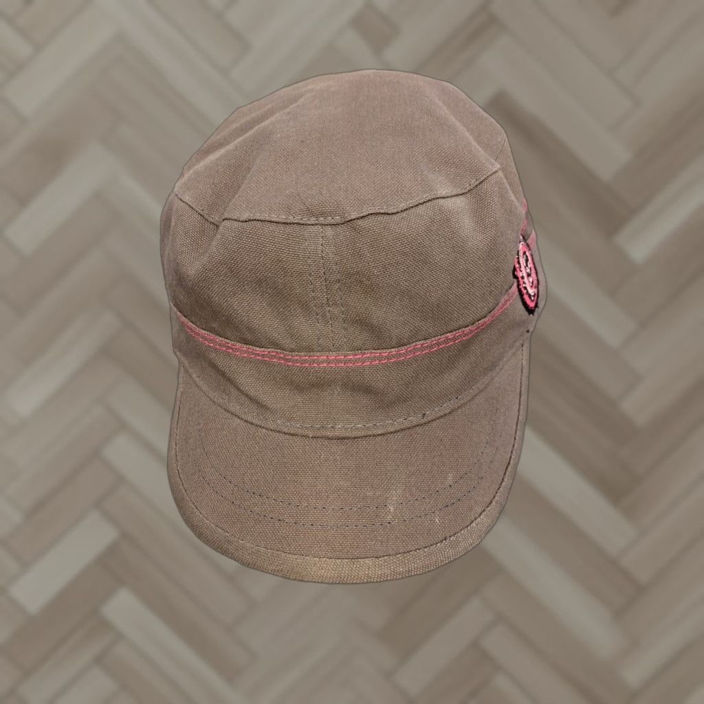Vans VANS Army Cap Adjustable S/M Brown Pink Script Unisex Adult Cotton Golf Hat Size ONE SIZE - 1 Thumbnail