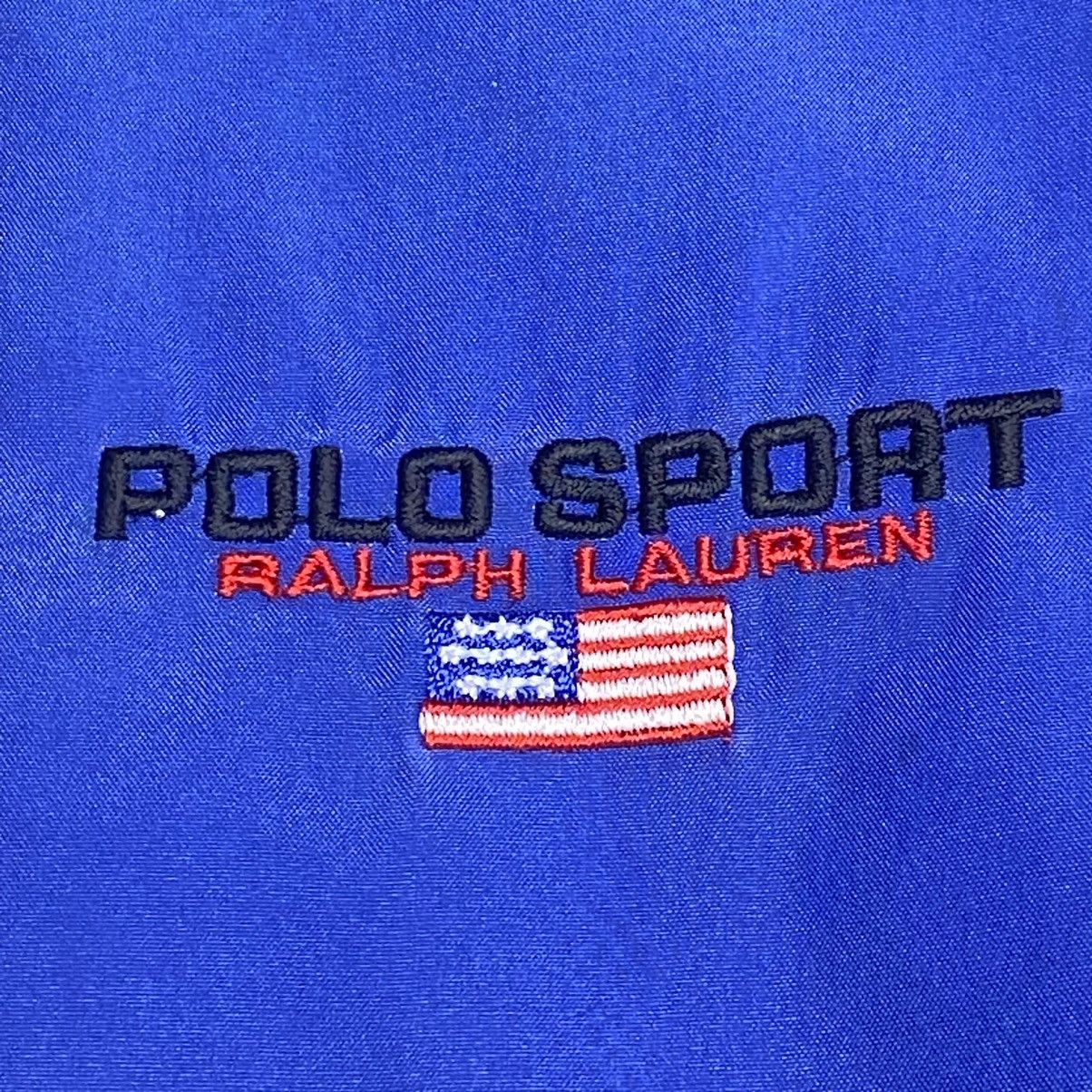 Polo Ralph Lauren Vintage 90s Polo Sport Sleeve Print windbreake Size US M / EU 48-50 / 2 - 6 Thumbnail