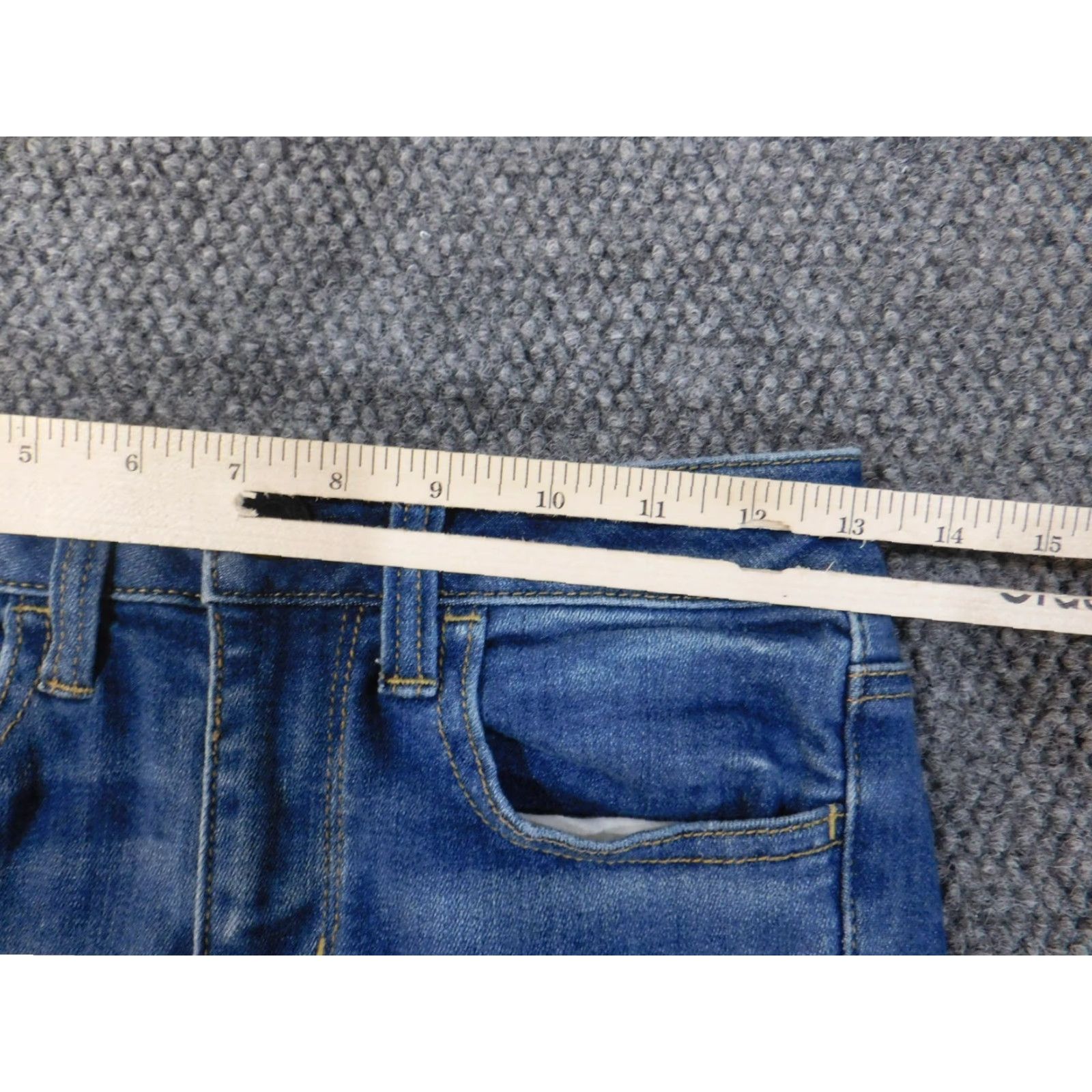American Eagle Outfitters American Eagle Outfitters Jeans Jegging Womens Size 2 Distressed Stretch Denim Blue Retro 28in Inseam Size 26" / US 2 / IT 38 - 4 Thumbnail