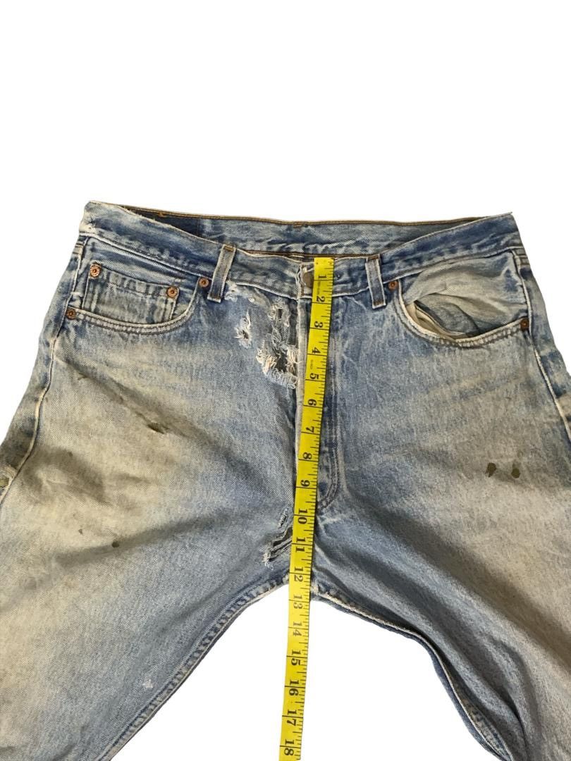 Levi's Vintage Clothing Vintage Levi’s 501 Distressed Denim Size US 34 / EU 50 - 13 Thumbnail