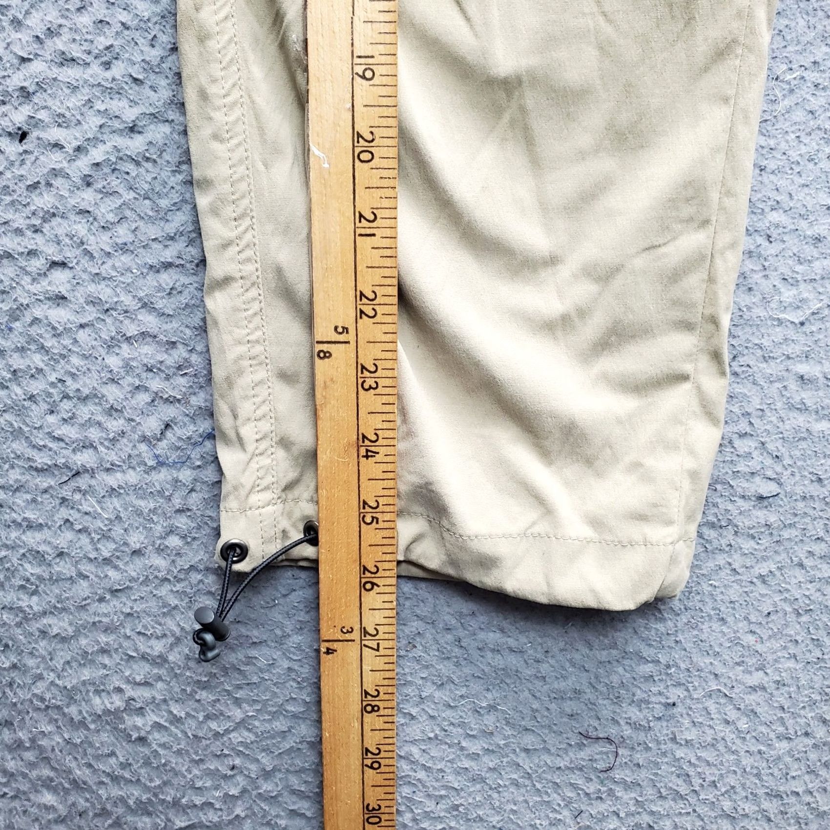 Vintage Columbia Capri Pants Womens Size 8 Brown Thermal Lined Outdoor Hiking 2-Button Fly Shirt Size 30" / US 8 / IT 44 - 3 Thumbnail