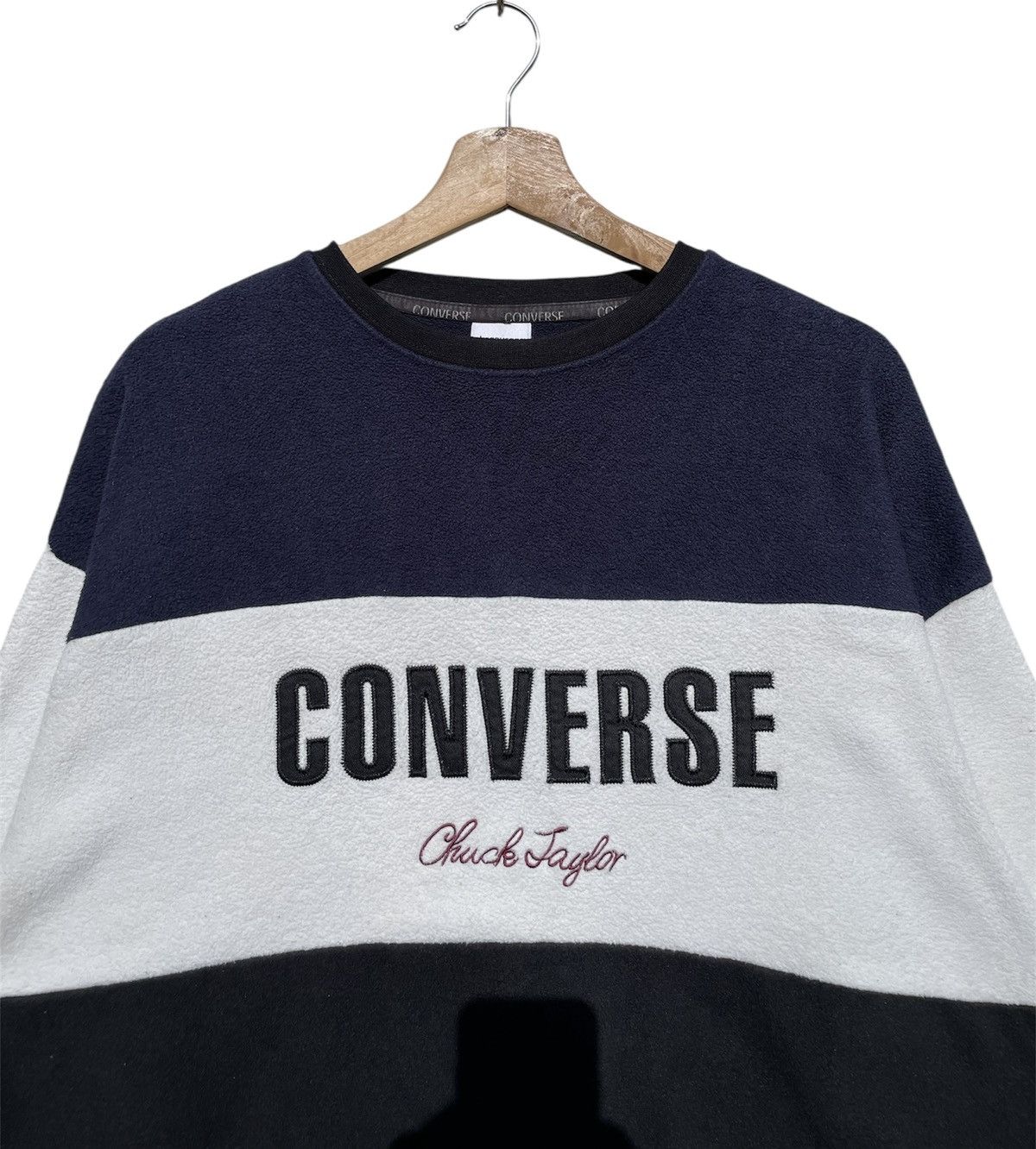 Converse 🔥Accept Binding Offer🔥 Converse Multicolor Fleece Sweatshirt Size US L / EU 52-54 / 3 - 2 Thumbnail