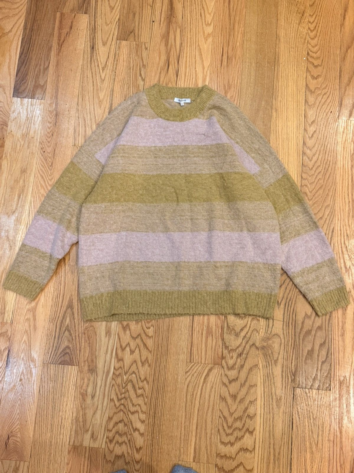Madewell Striped Mohair Sweater Size US XL / EU 56 / 4 - 1 Thumbnail