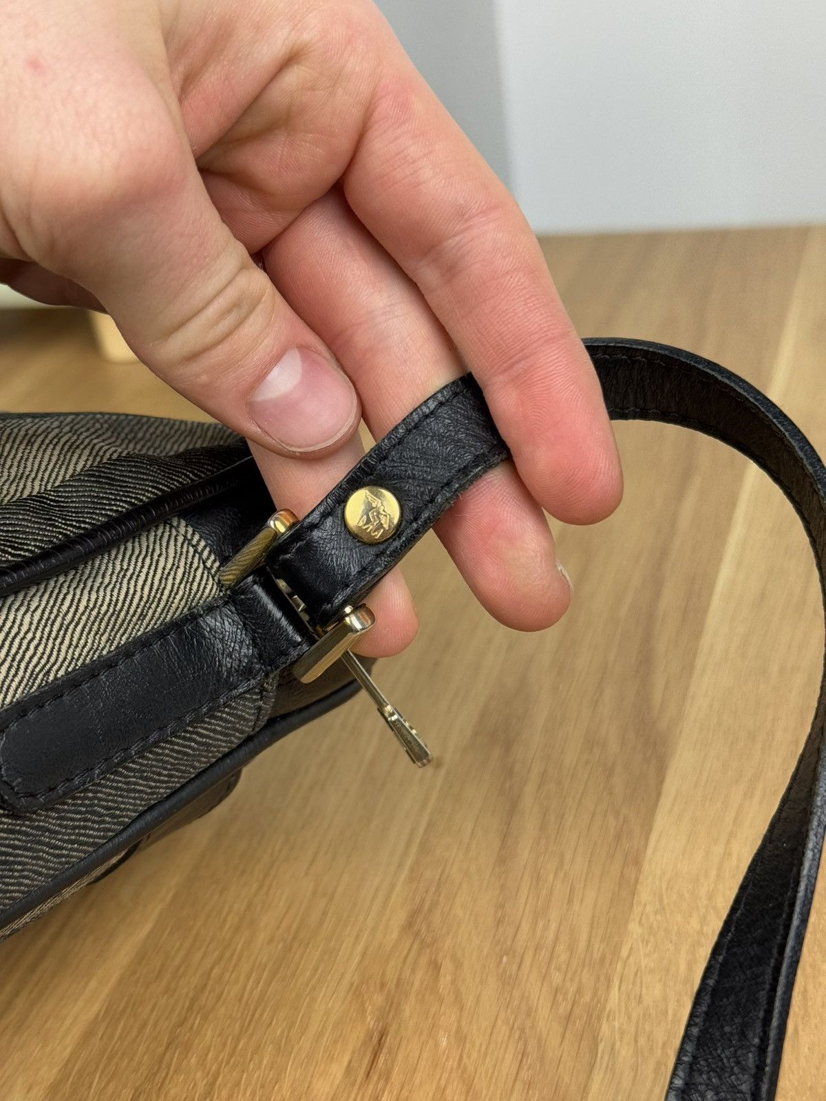 MCM × Vintage MAISON MOLLERUS VINTAGE MONOGRAM LEATHER BAG Size ONE SIZE - 9 Thumbnail