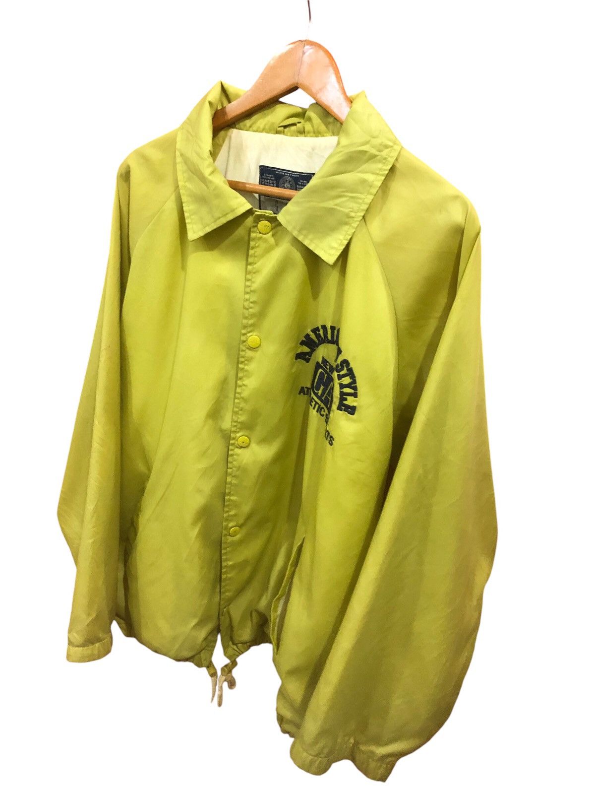 Gap × Vintage Vintage Gap New York Athletic Sports Snap Button Jacket Size US L / EU 52-54 / 3 - 3 Thumbnail