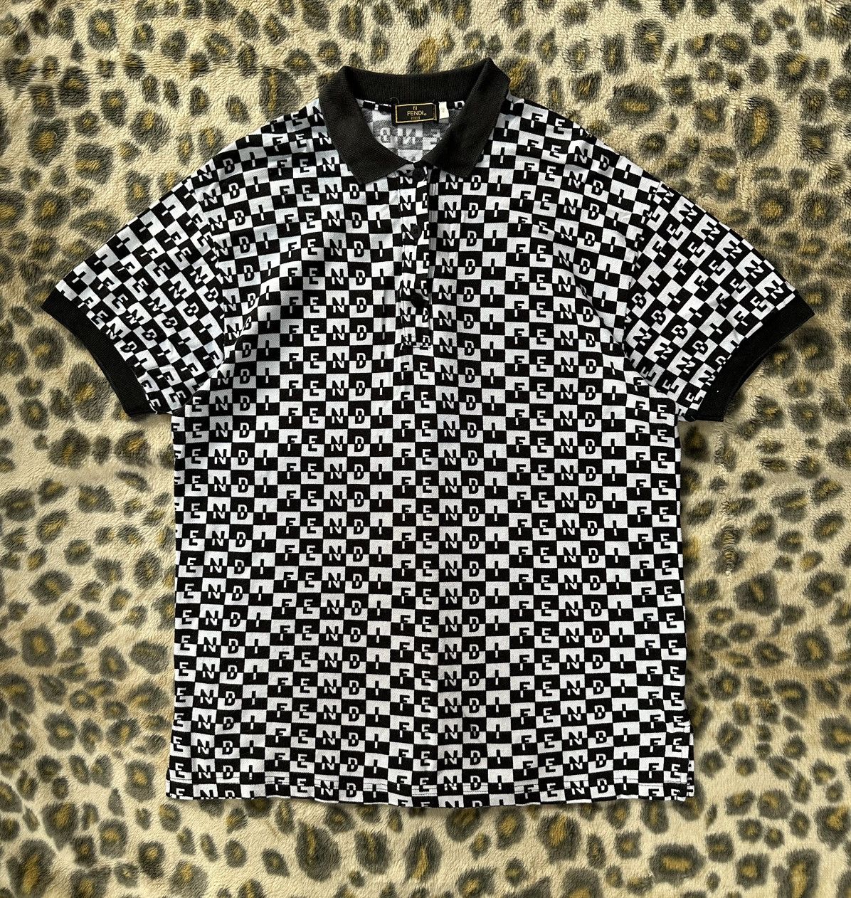 Fendi Vintage fendi polo shirt Size US M / EU 48-50 / 2 - 1 Thumbnail