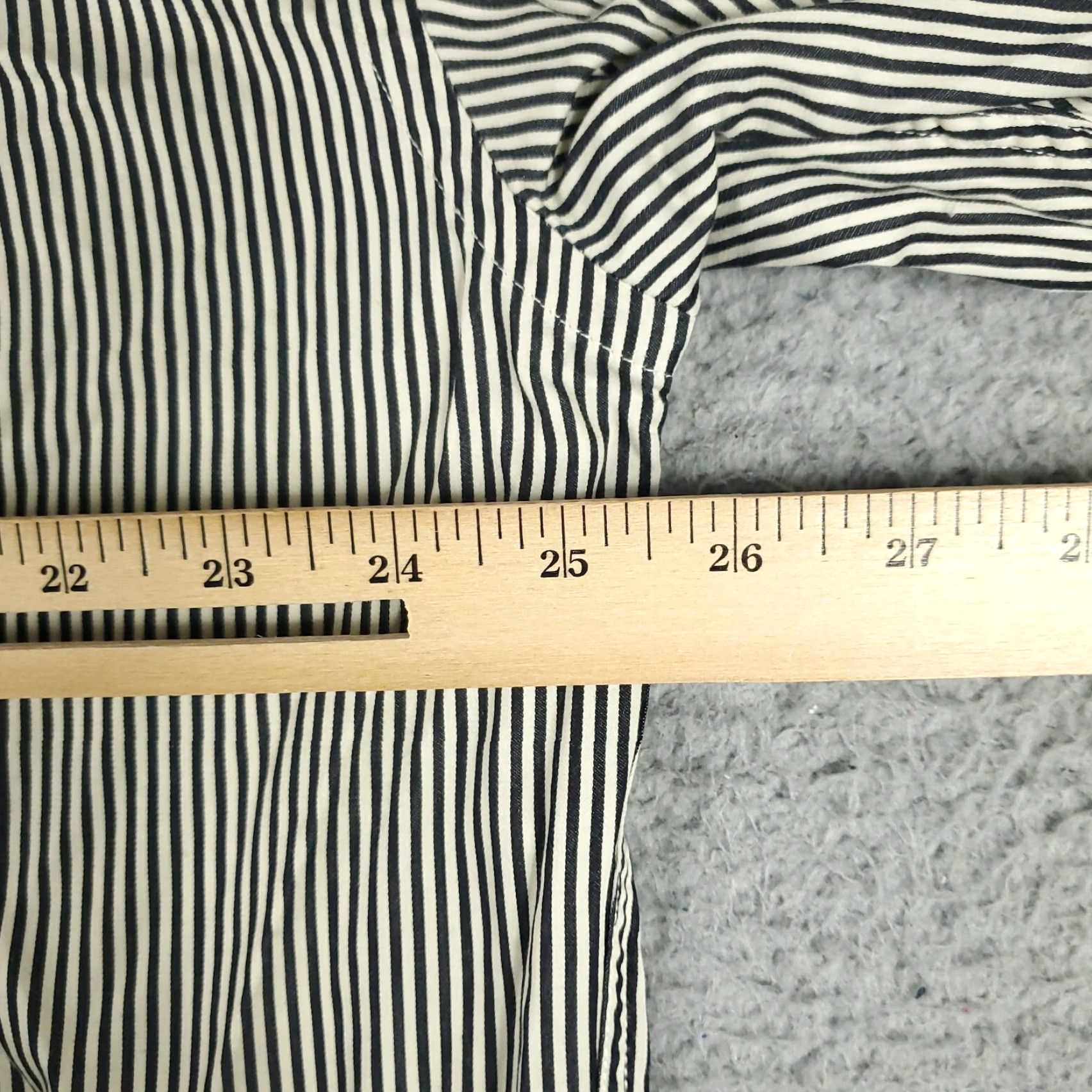 Peter Millar Peter Millar Button-Up Shirt Mens XL Black Striped Casual Long Sleeve Size US XL / EU 56 / 4 - 5 Thumbnail