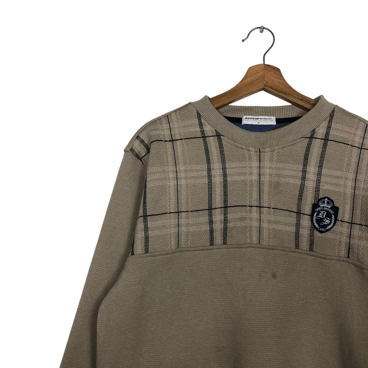 🔥VINTAGE SWEATSHIRT DUNLOP MOTORSPORT ISSEY MIYAKE BIG LOGO