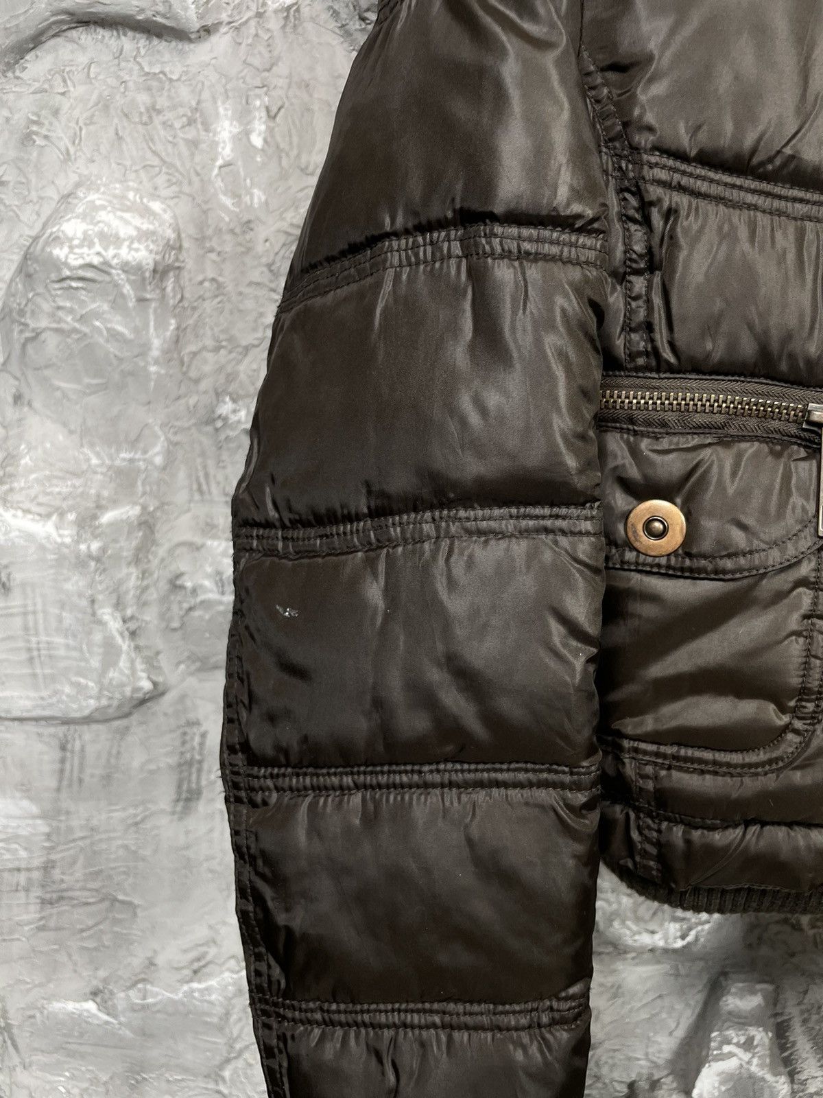 Y2K Fur Zip Hood Bomber Jacket Hysteric Glamour Japan Style