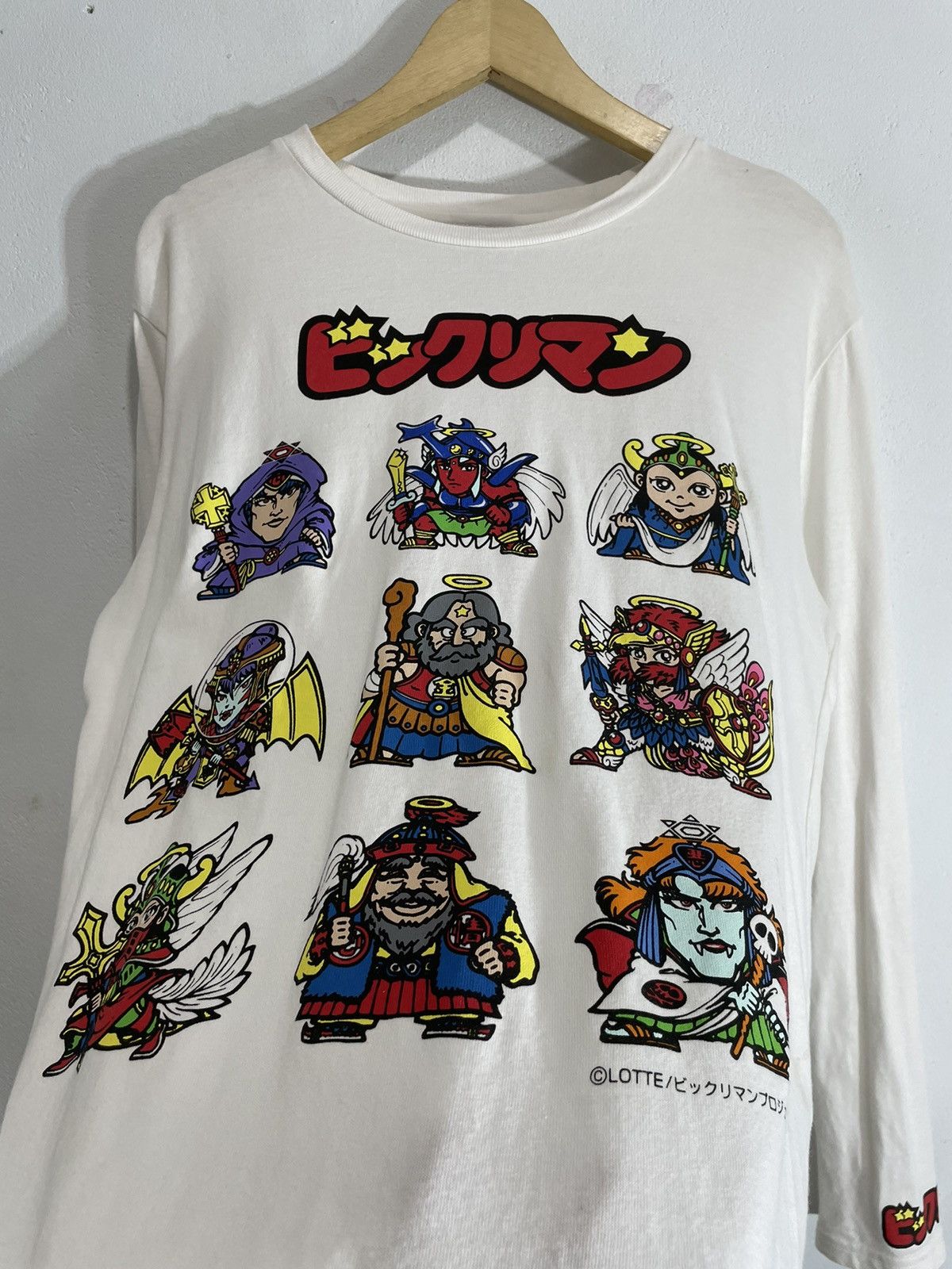 Anime RARE Bikkuriman Lotte Anime longsleeve tee Size US L / EU 52-54 / 3 - 2 Thumbnail